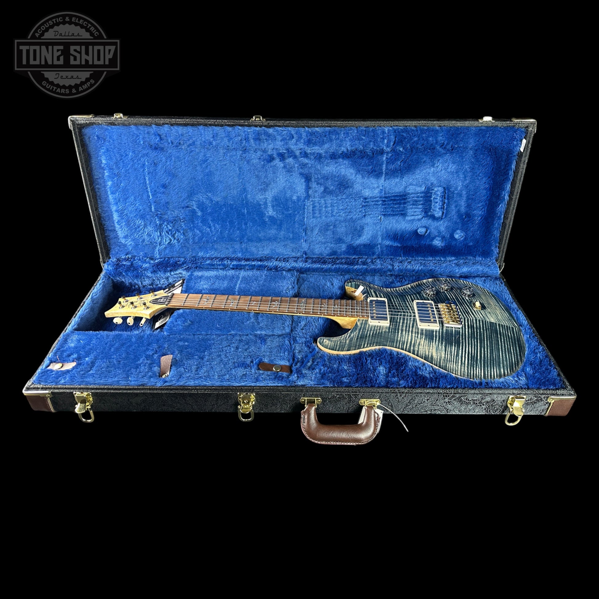 PRS Wood Library DGT 10 Top Faded Whale Blue Korina / Brazilian RW w/case 0422541