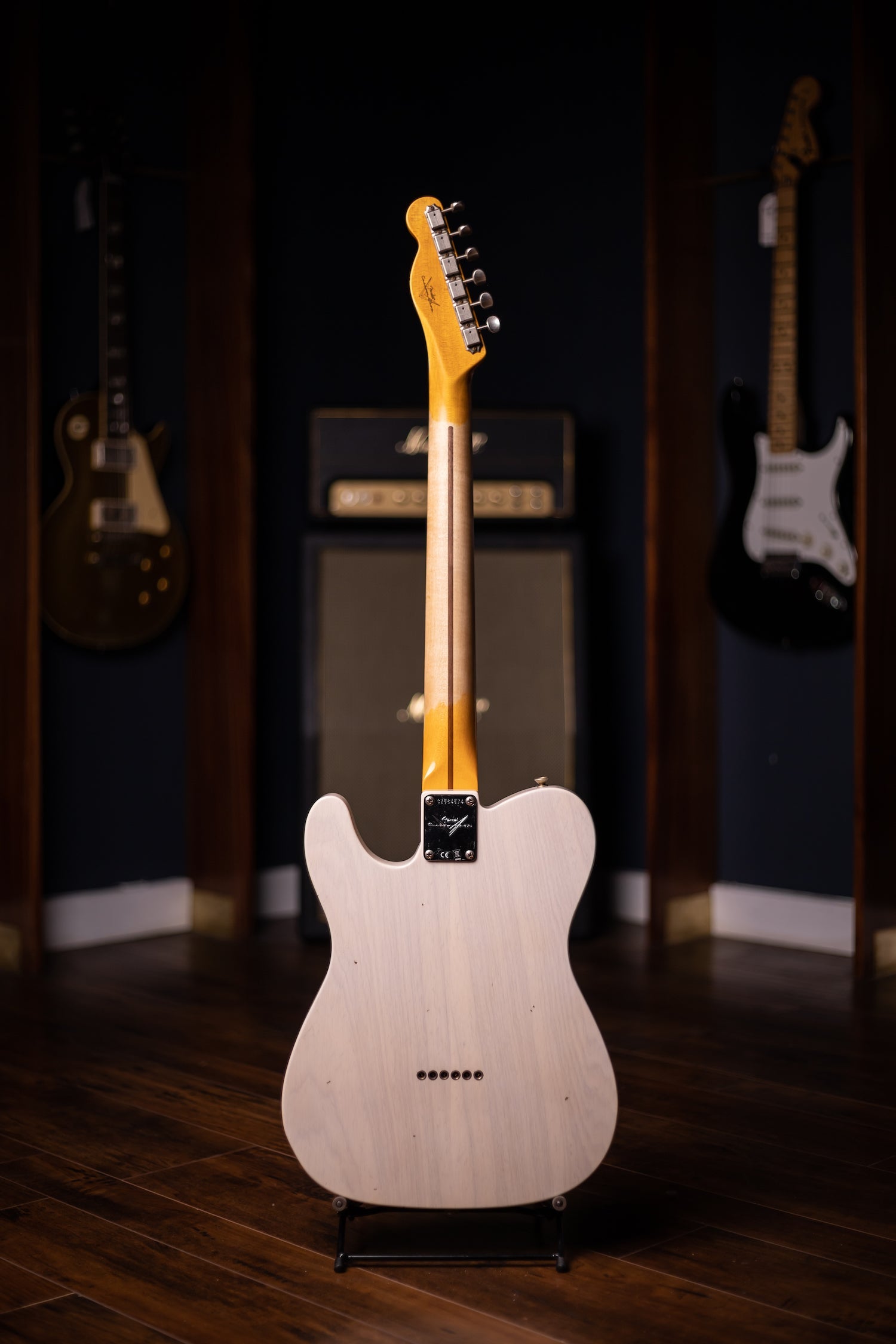 2022 Fender Custom Shop Journeyman Relic 1957 Telecaster Electric Guitar - Aged White Blonde