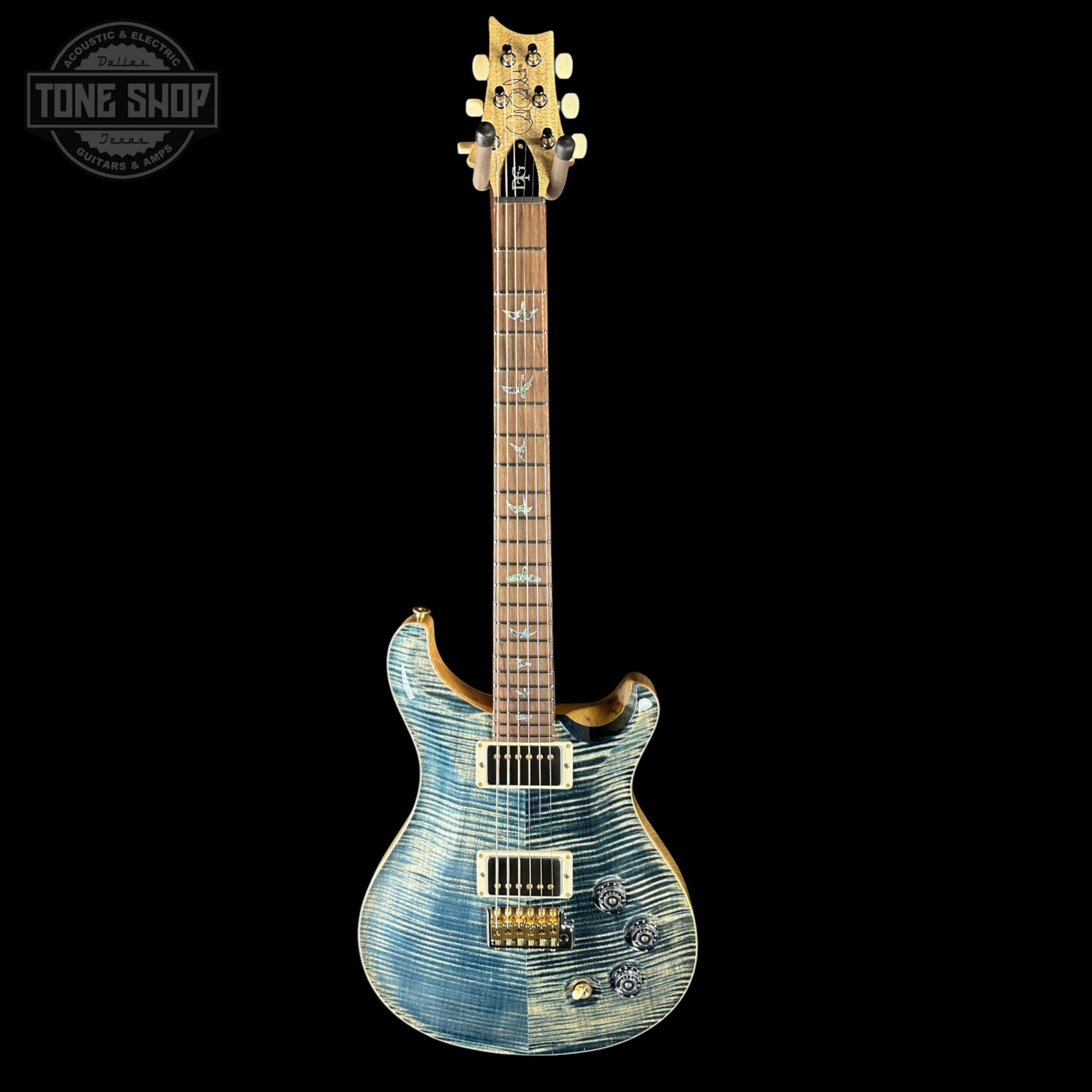 PRS Wood Library DGT 10 Top Faded Whale Blue Korina / Brazilian RW w/case 0422541