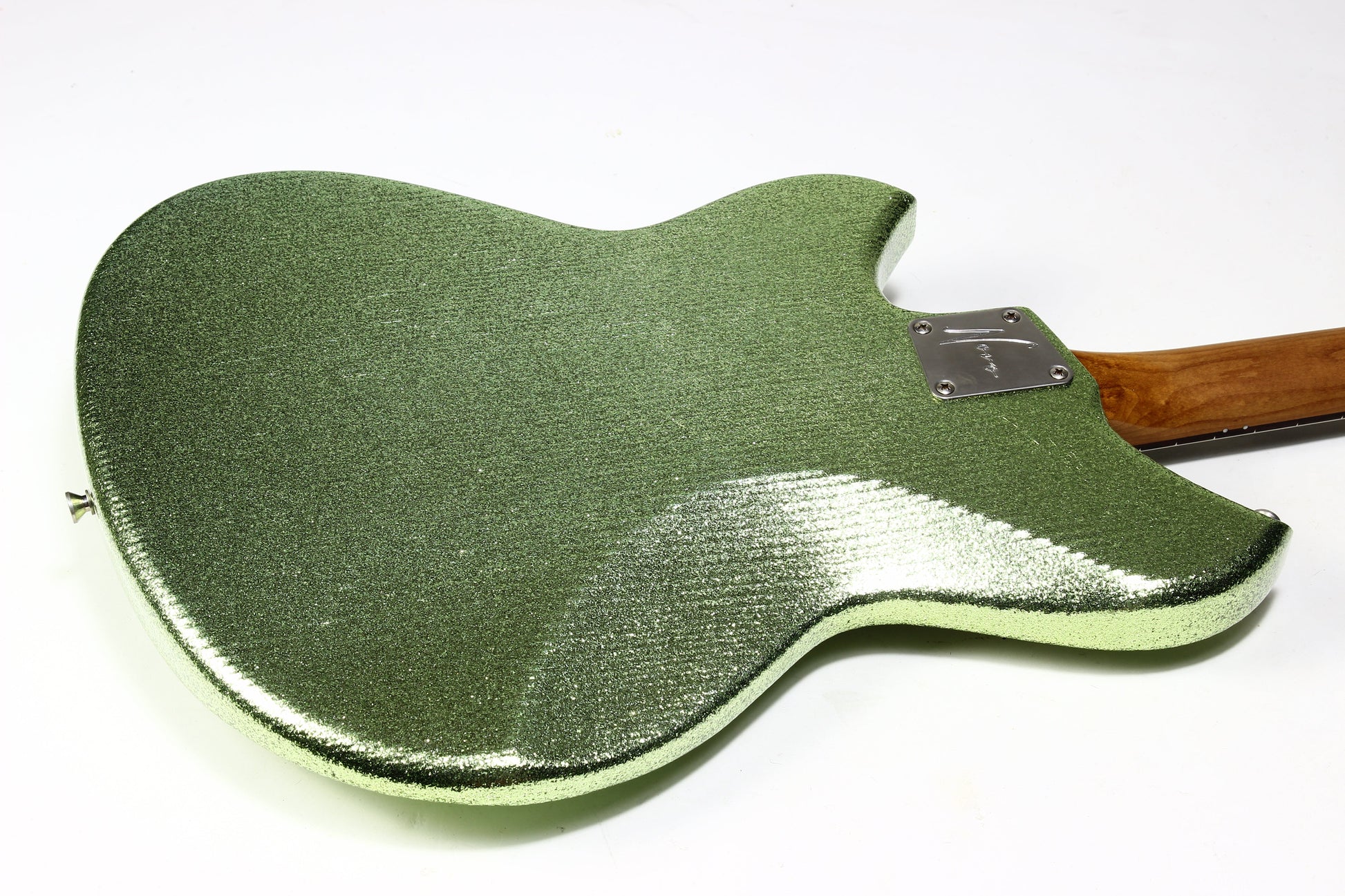 2026 NOVO Serus J Custom Coke Bottle Green Sparkle, Pine Body, Made in USA Relic