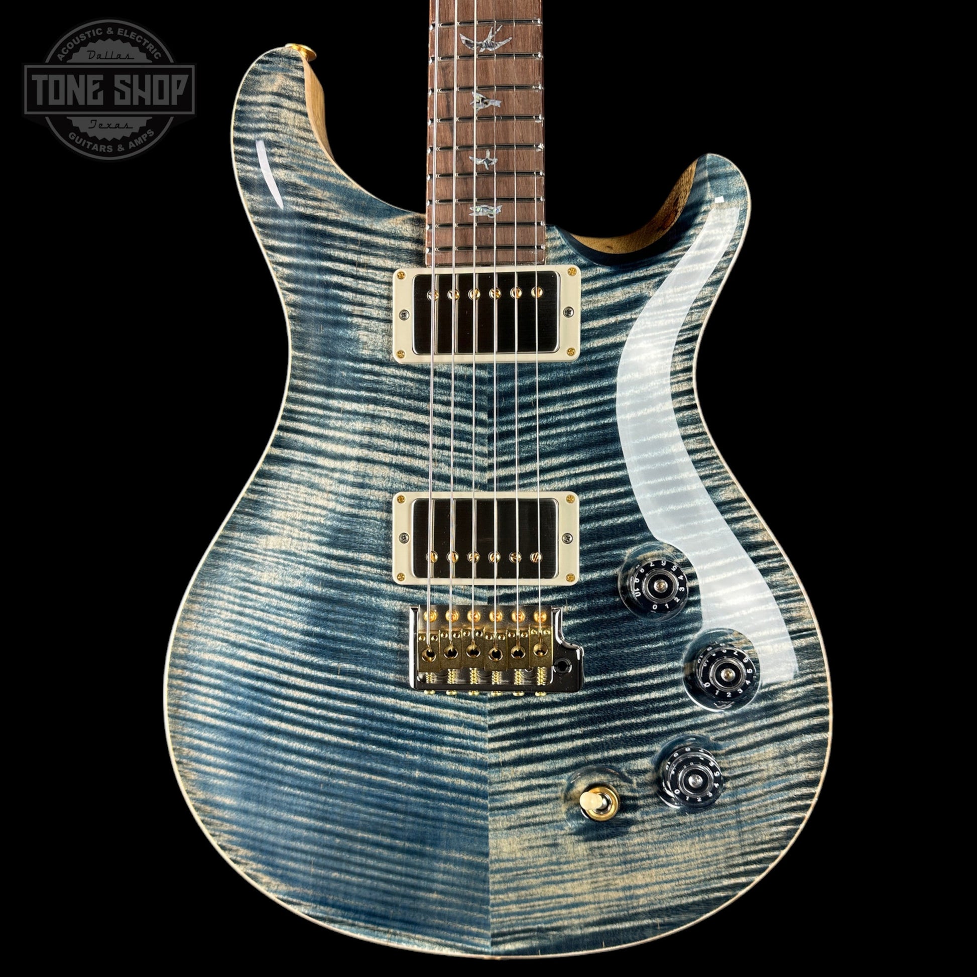 PRS Wood Library DGT 10 Top Faded Whale Blue Korina / Brazilian RW w/case 0422541