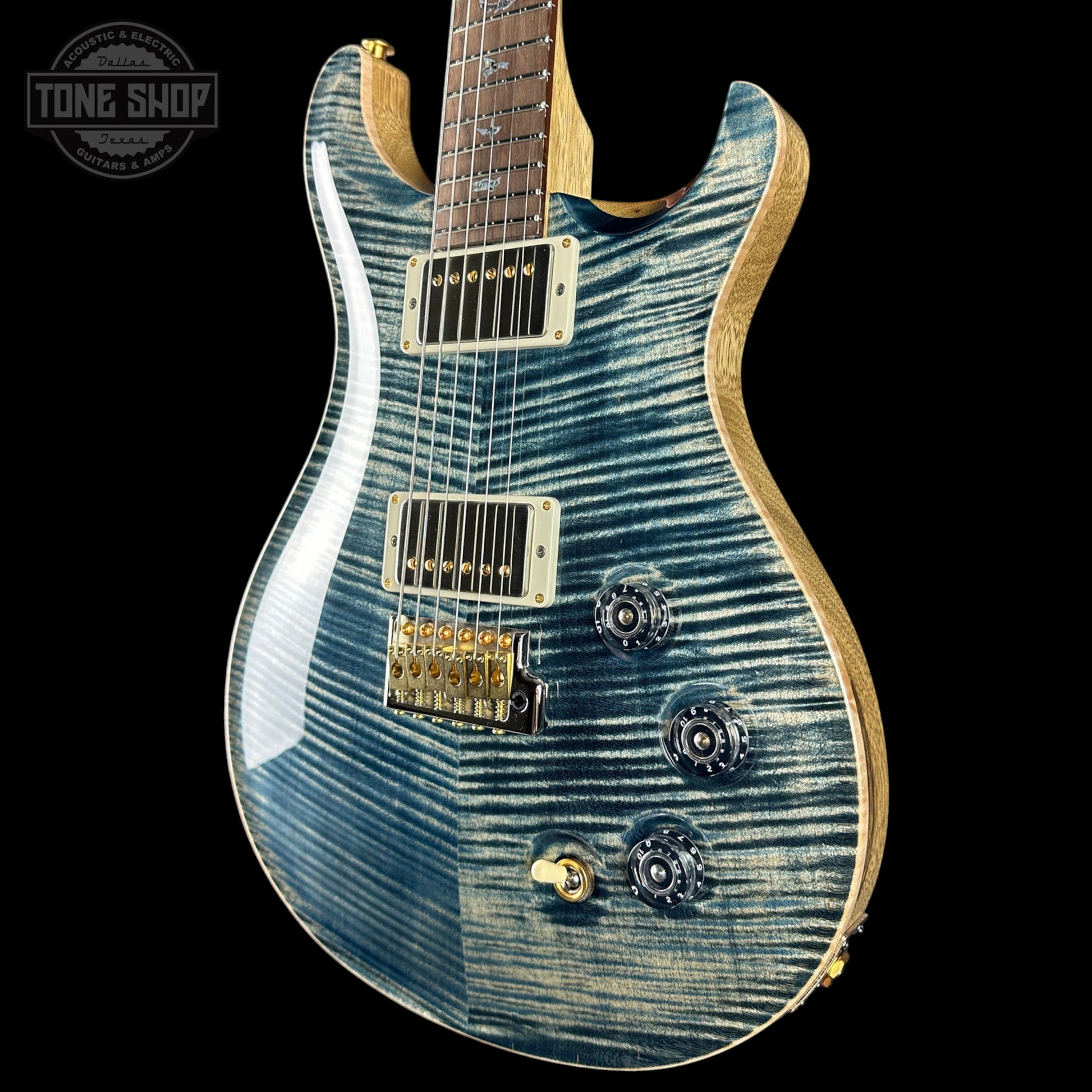 PRS Wood Library DGT 10 Top Faded Whale Blue Korina / Brazilian RW w/case 0422541