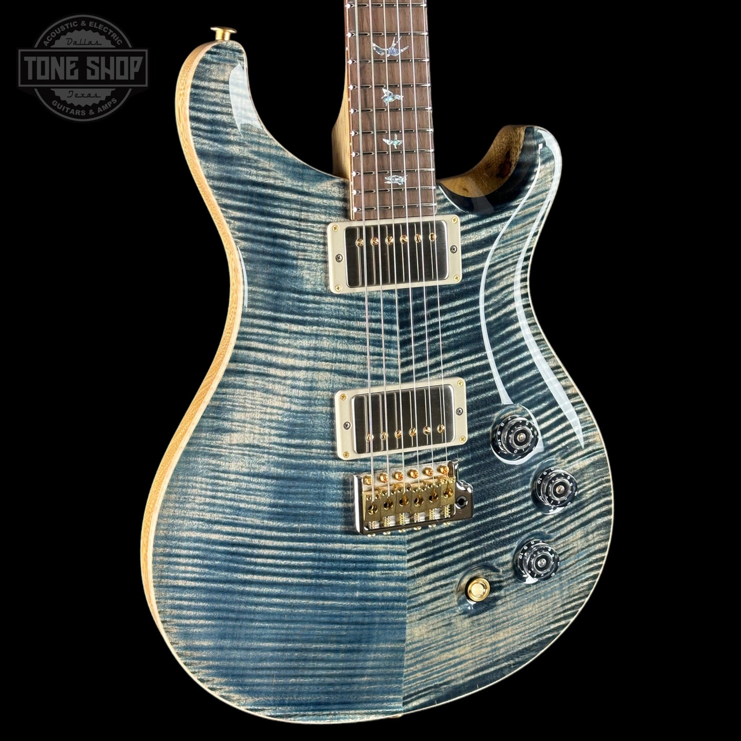 PRS Wood Library DGT 10 Top Faded Whale Blue Korina / Brazilian RW w/case 0422541
