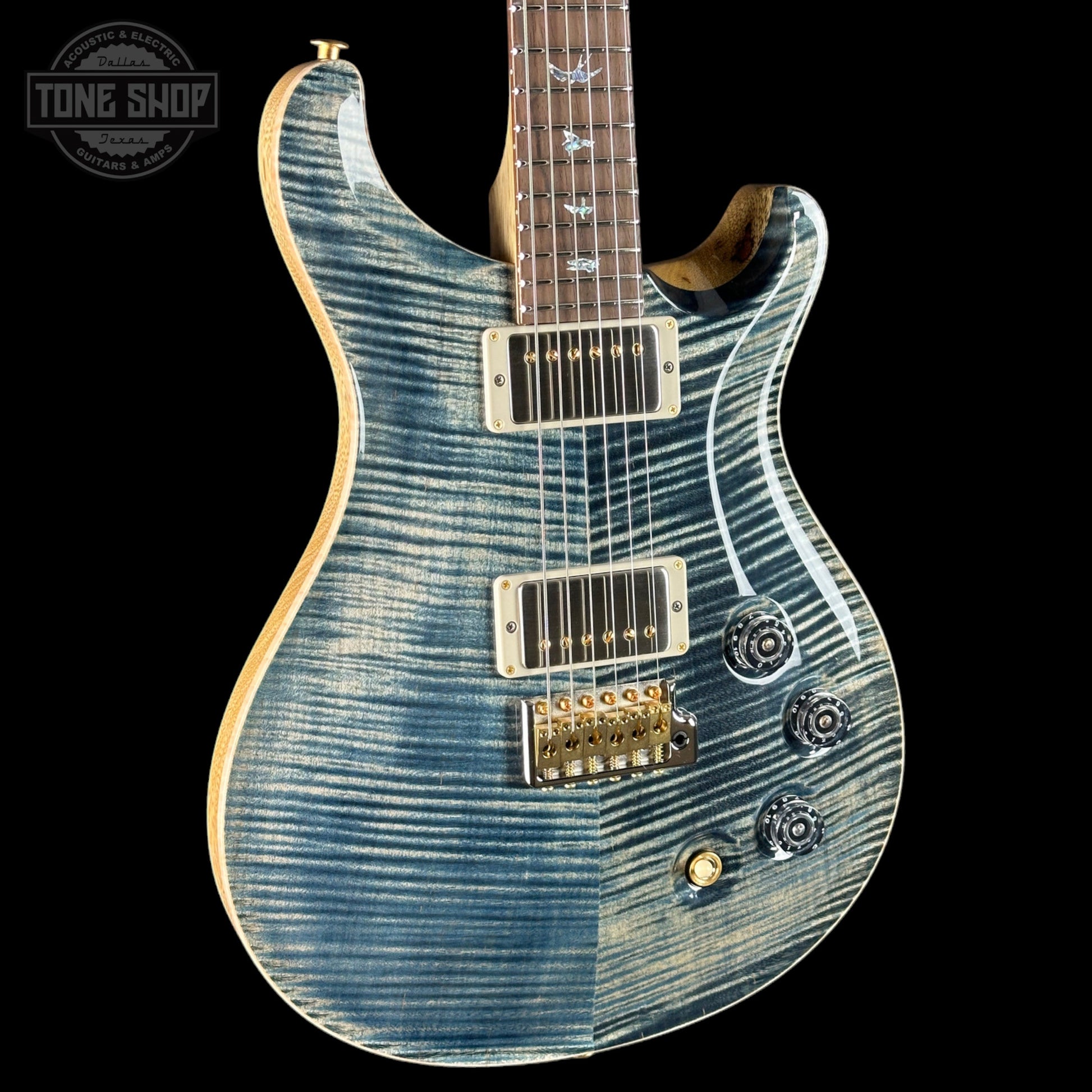 PRS Wood Library DGT 10 Top Faded Whale Blue Korina / Brazilian RW w/case 0422541