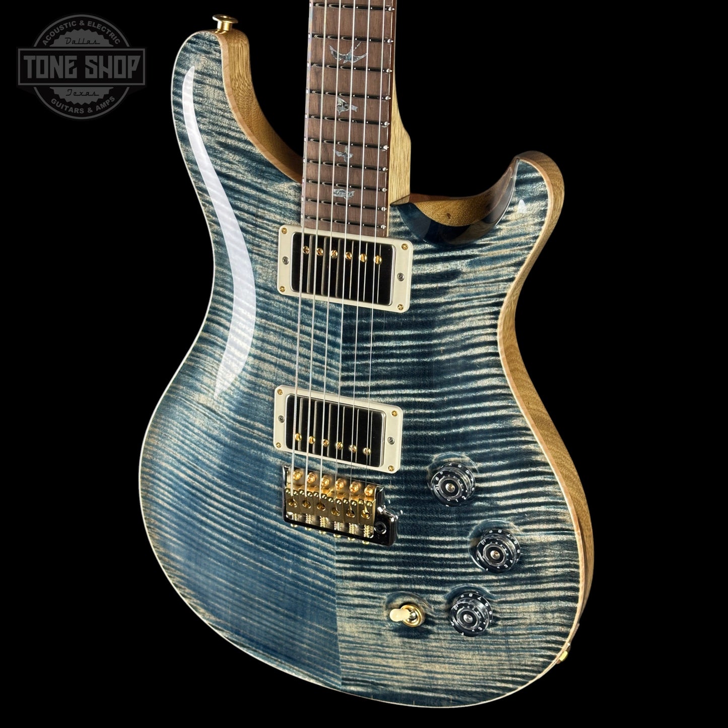 PRS Wood Library DGT 10 Top Faded Whale Blue Korina / Brazilian RW w/case 0422541