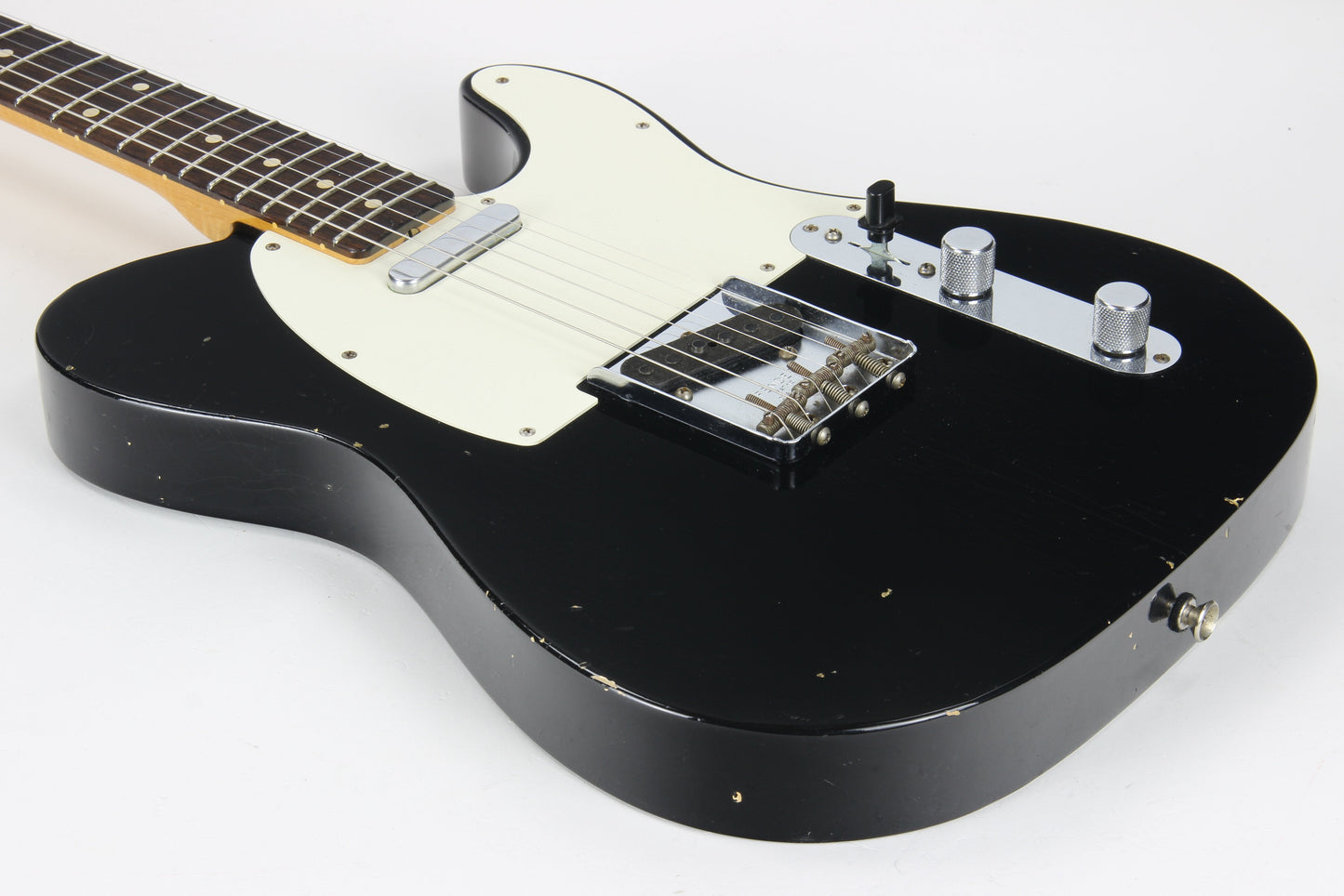 2014 Fender Custom Shop NAMM 1959 Telecaster Journeyman Relic Black - Flame Neck, ULTRA LIGHT '59 Tele!