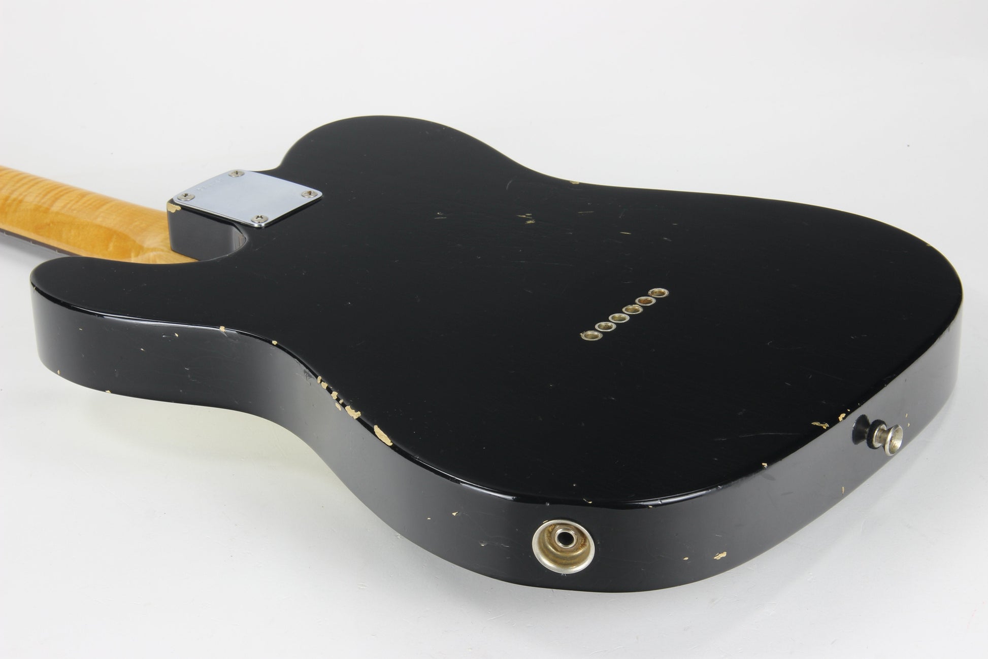 2014 Fender Custom Shop NAMM 1959 Telecaster Journeyman Relic Black - Flame Neck, ULTRA LIGHT '59 Tele!