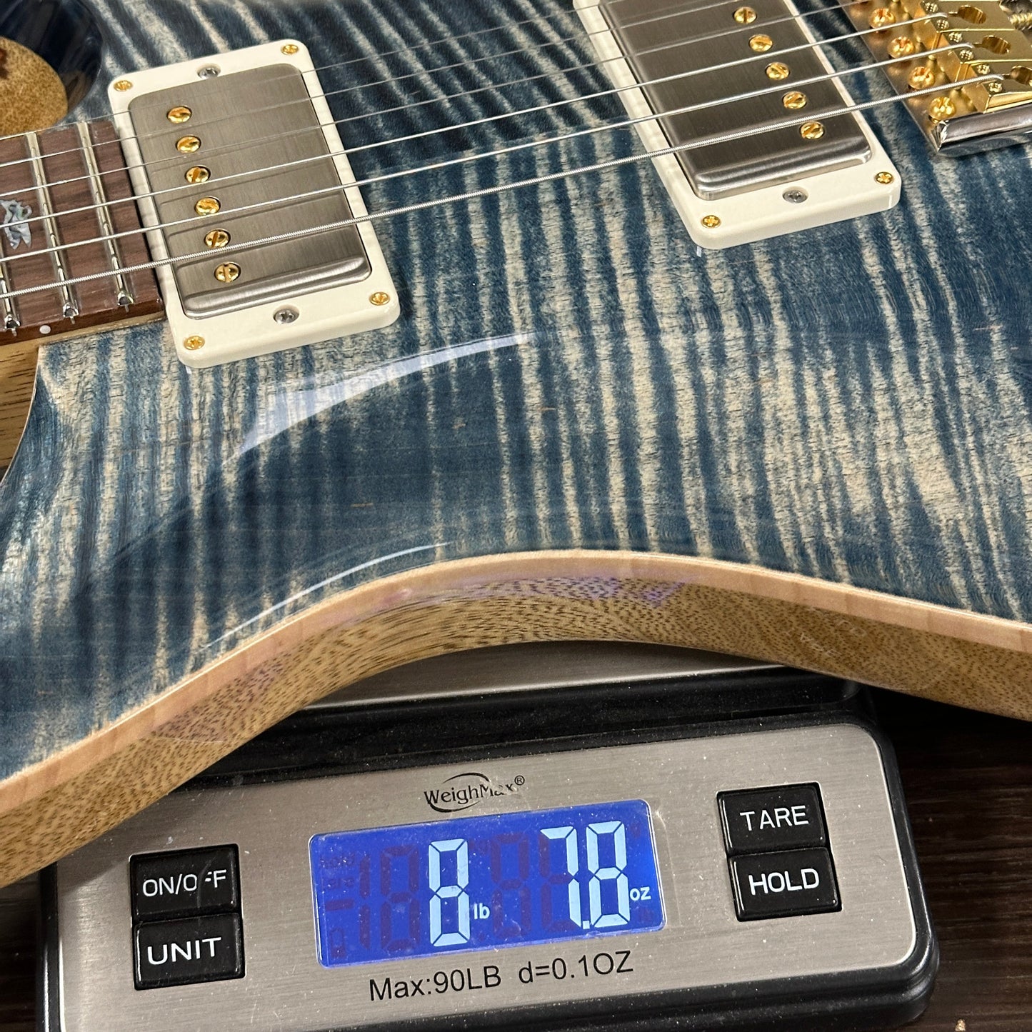 PRS Wood Library DGT 10 Top Faded Whale Blue Korina / Brazilian RW w/case 0422541