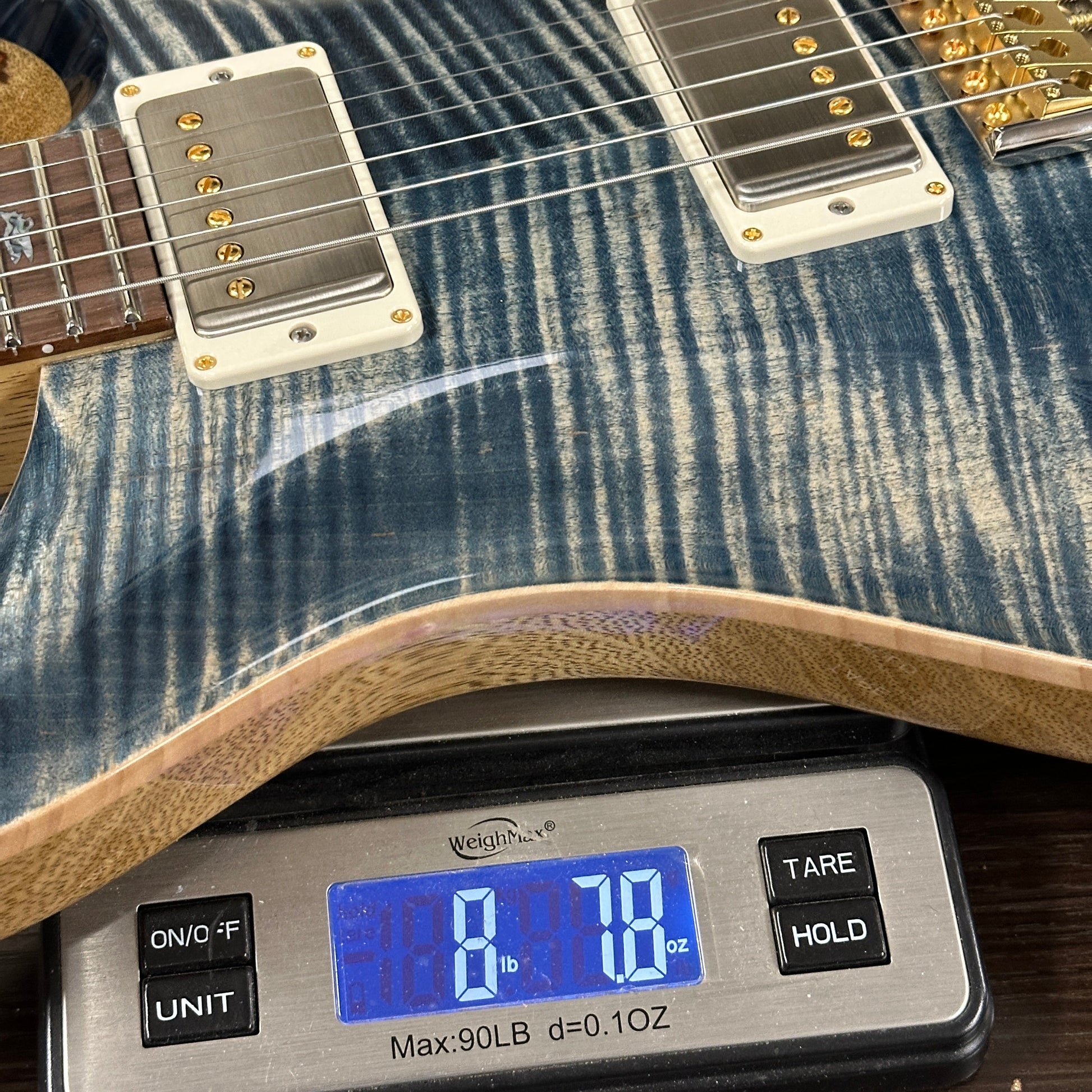 PRS Wood Library DGT 10 Top Faded Whale Blue Korina / Brazilian RW w/case 0422541