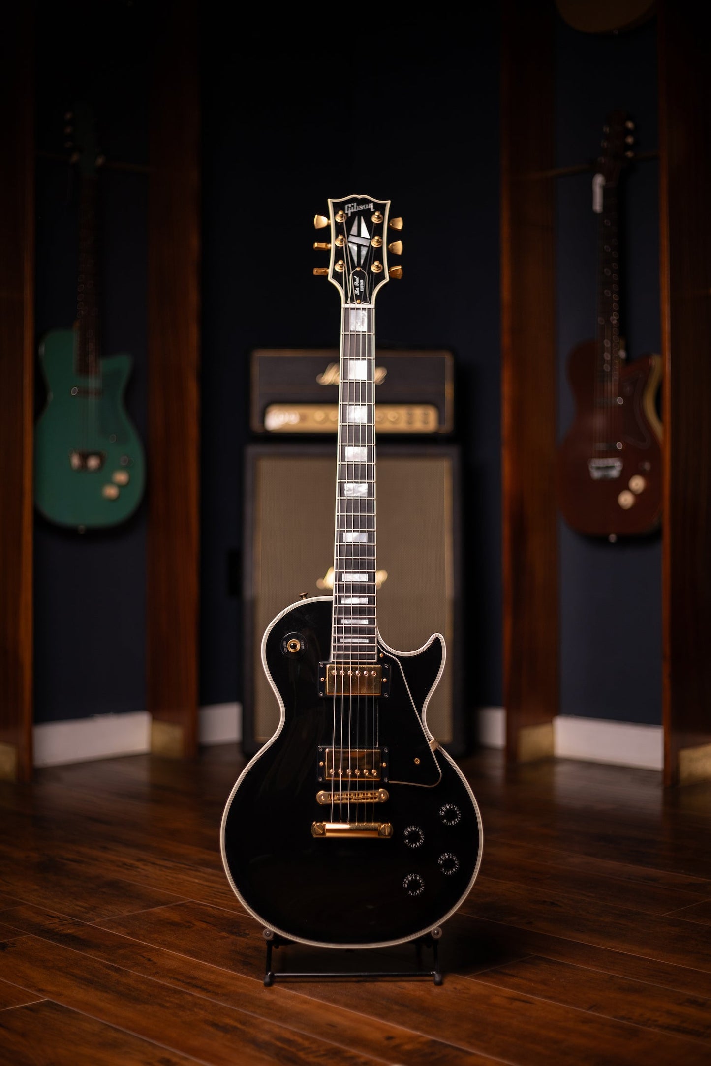 2007 Gibson Les Paul Custom Electric Guitar - Ebony