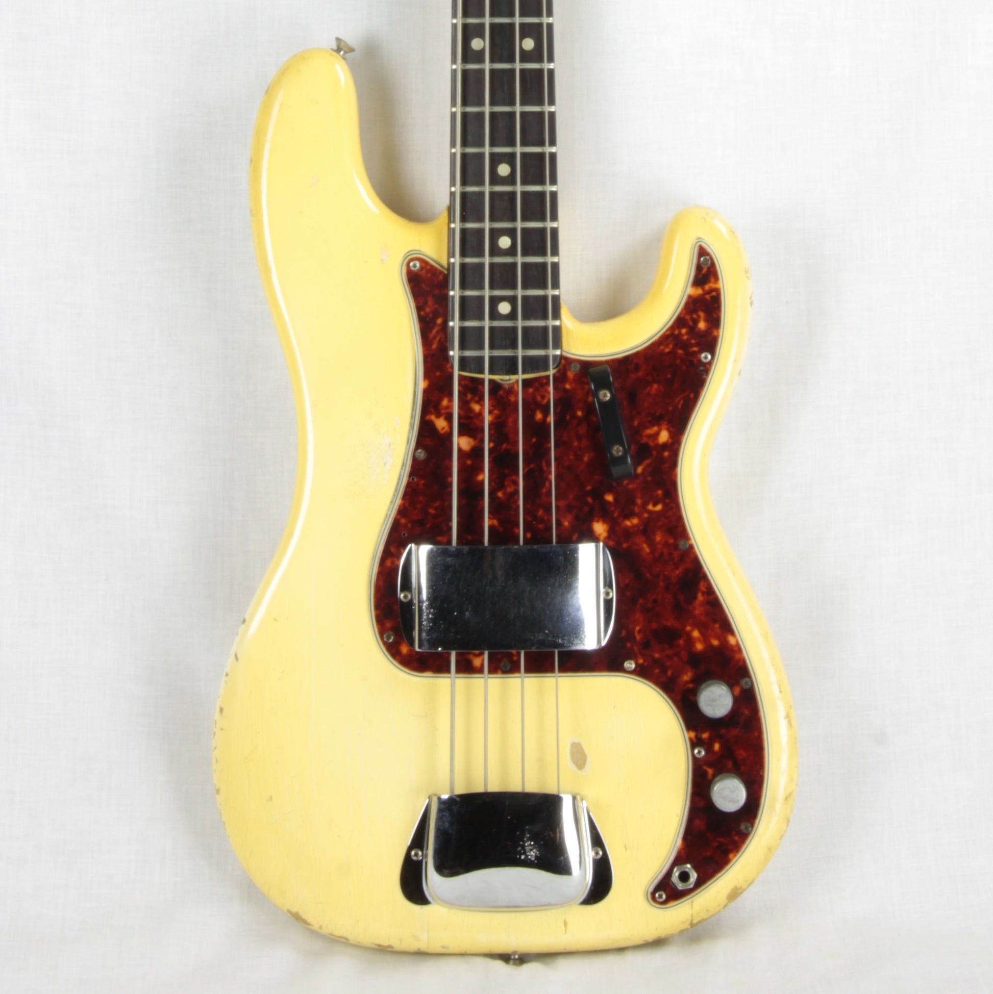 1964 Fender Precision Bass CUSTOM COLOR Olympic White w/ OHSC! Pre-CBS P
