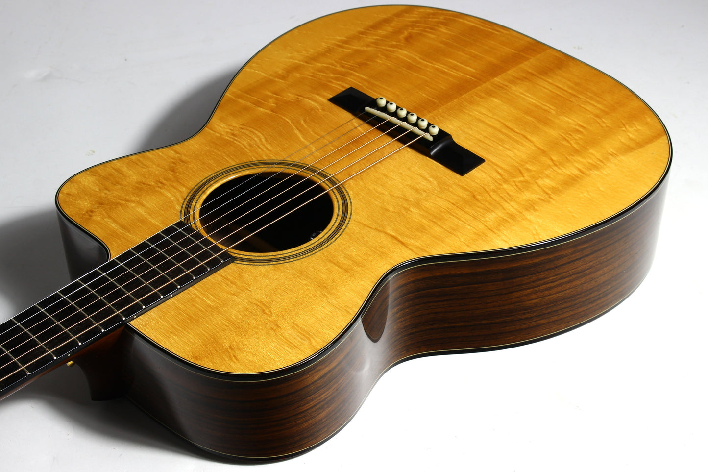 Bourgeois OM-C 2007 Cutaway Custom Acoustic Guitar - Italian Spruce Indian Rosewood
