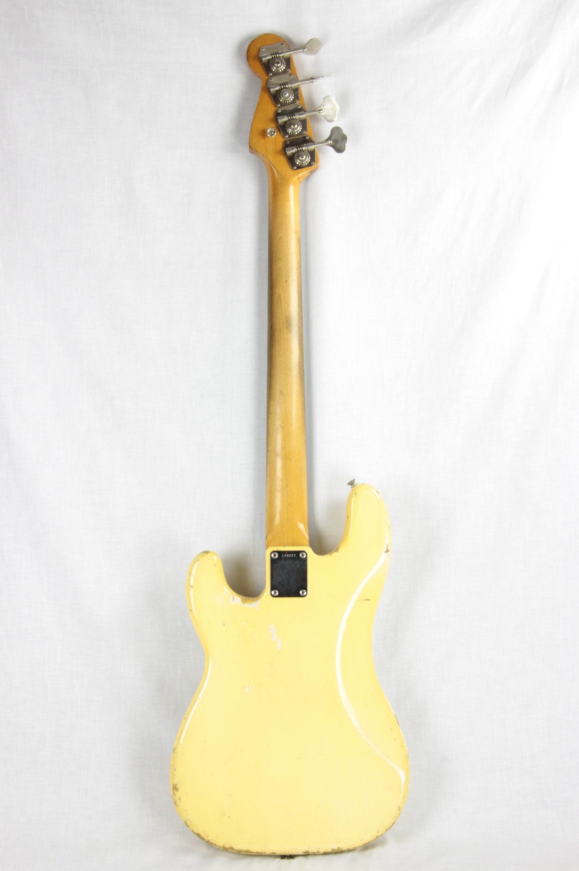 1964 Fender Precision Bass CUSTOM COLOR Olympic White w/ OHSC! Pre-CBS P
