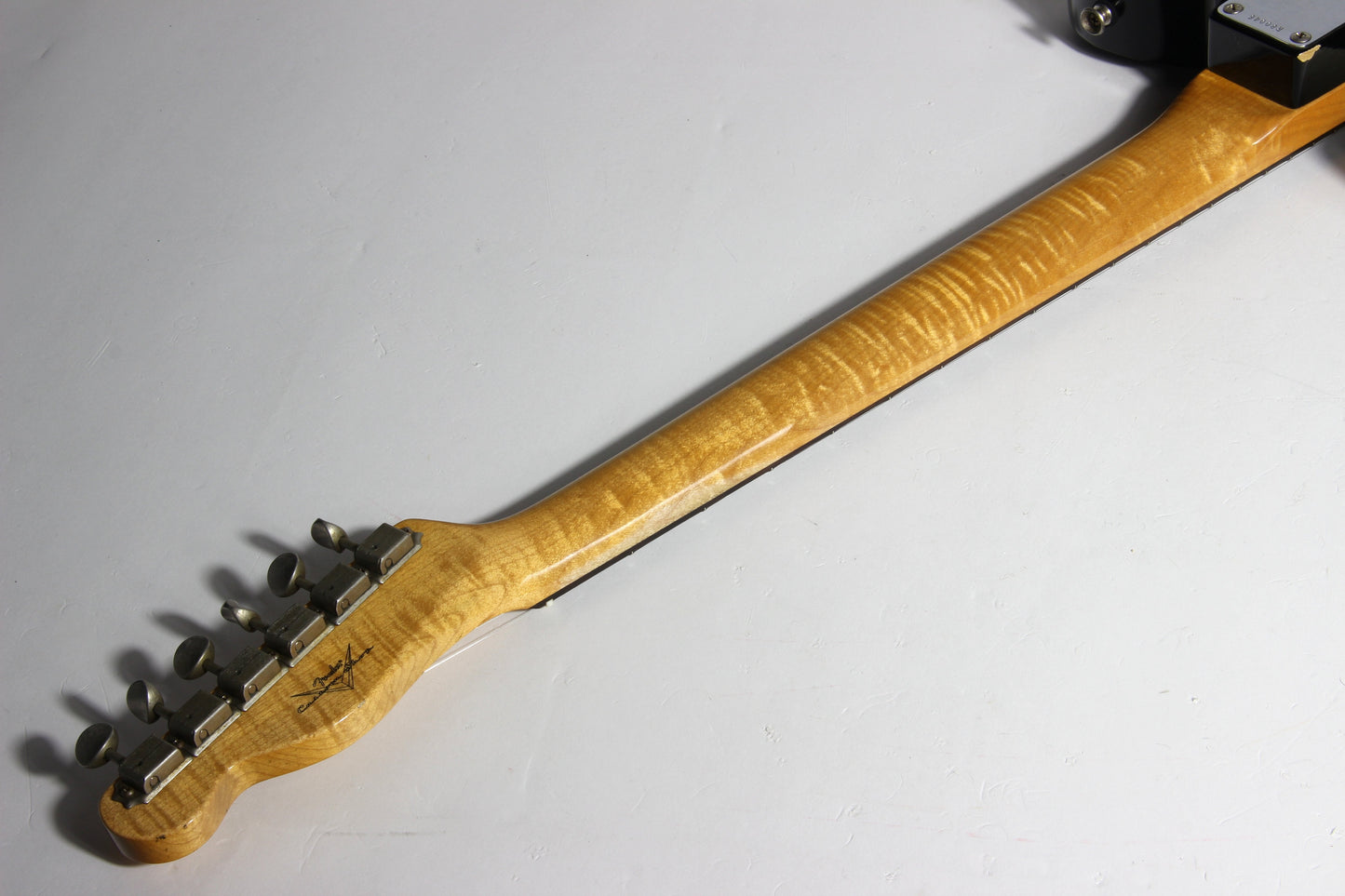 2014 Fender Custom Shop NAMM 1959 Telecaster Journeyman Relic Black - Flame Neck, ULTRA LIGHT '59 Tele!