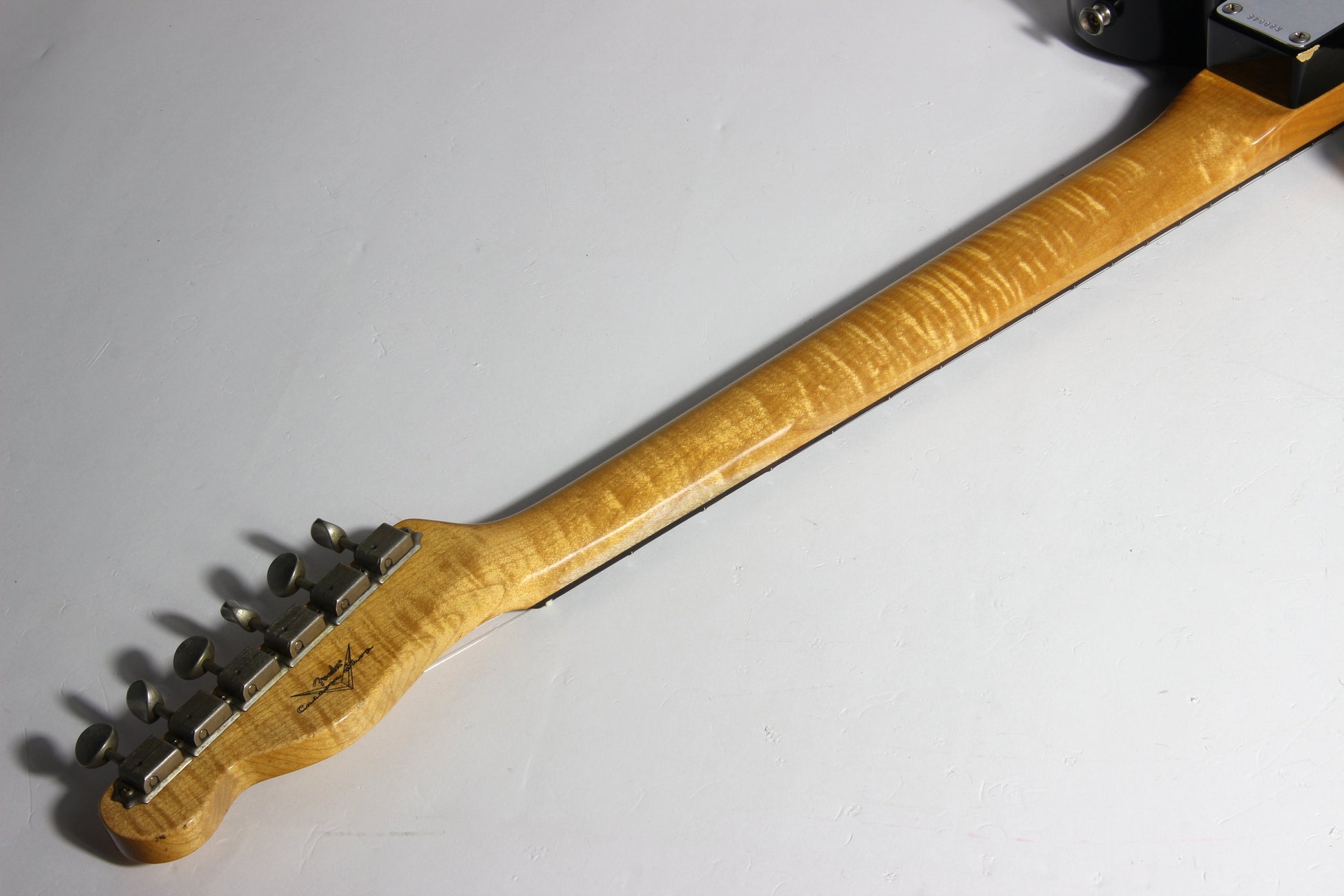 2014 Fender Custom Shop NAMM 1959 Telecaster Journeyman Relic Black - Flame Neck, ULTRA LIGHT '59 Tele!