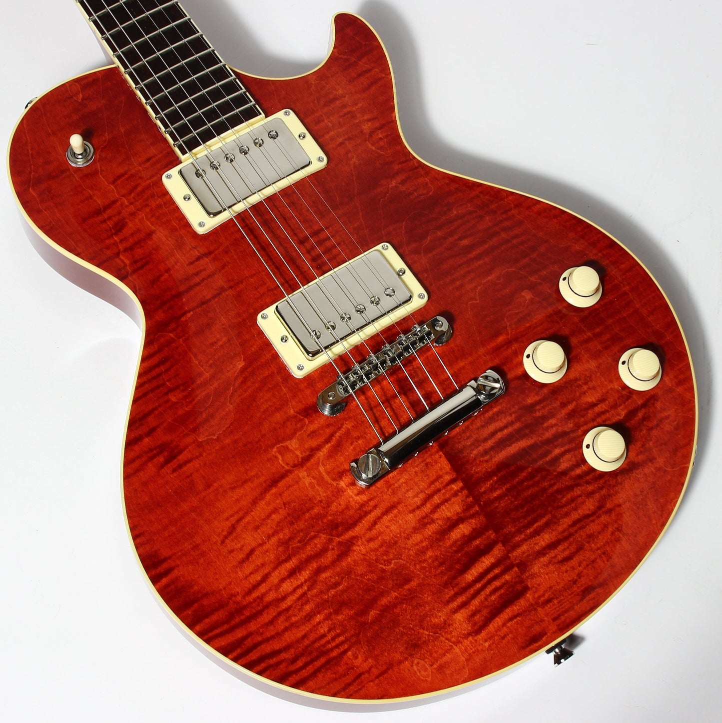 2013 Collings CL City Limits Deluxe Flametop -- Throbak Custom ER Humbuckers, Madagascar Rosewood! dlx