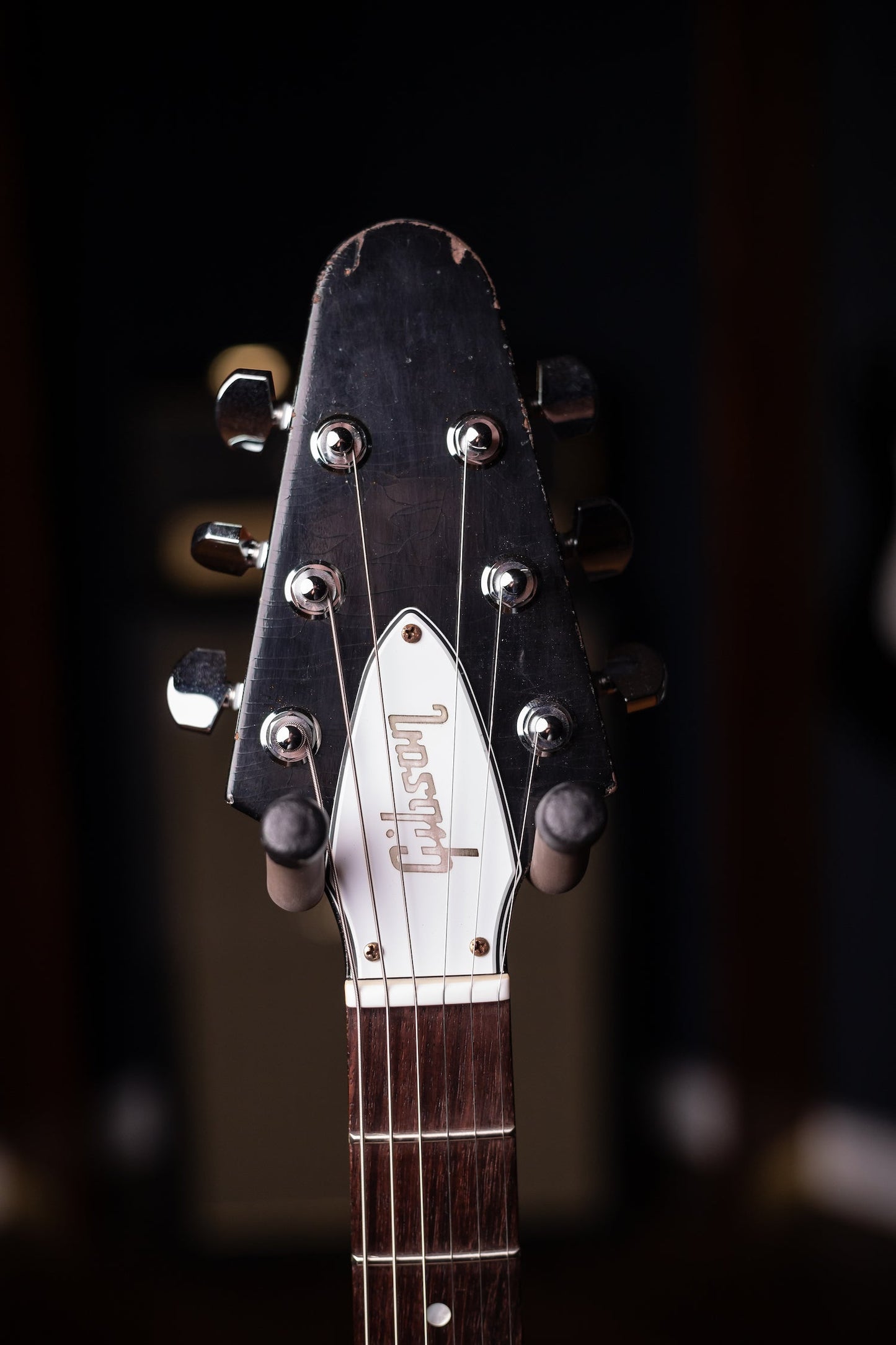 Gibson Custom Shop Kirk Hammett 1979 Flying V Murphy Lab Aged Electric Guitar - Ebony