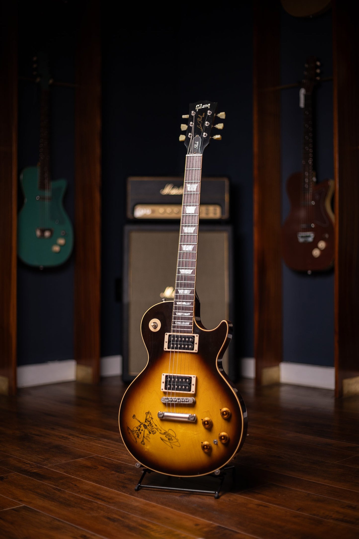 2004 Gibson Custom Shop Slash Les Paul Autographed by Slash Electric Guitar - Tobacco Burst