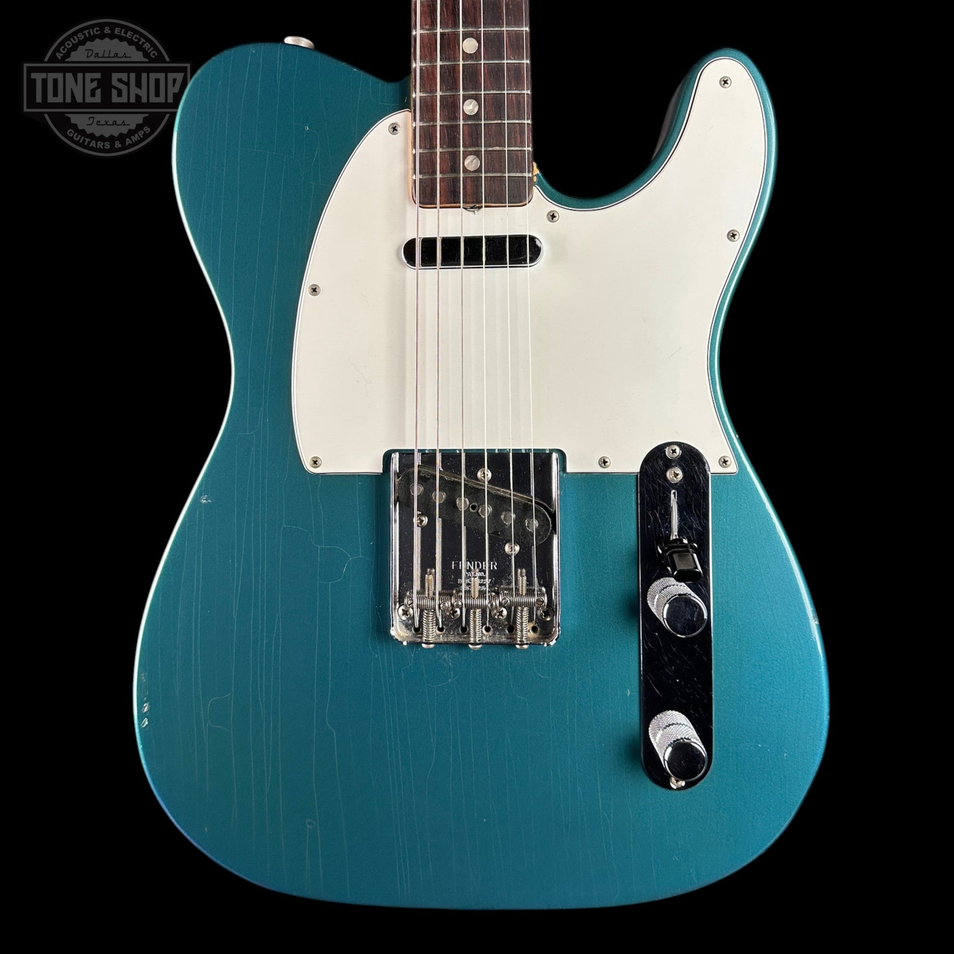Vintage 1966 Fender Telecaster Factory Refin Lake Placid Blue w/OHSC TSU24885