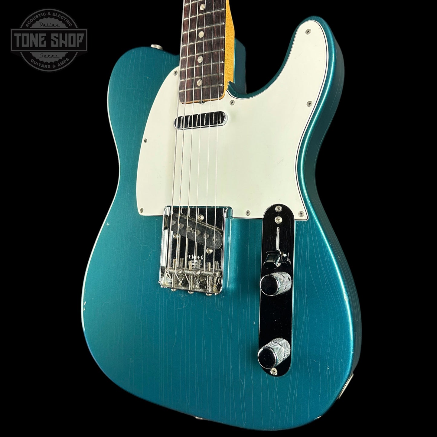 Vintage 1966 Fender Telecaster Factory Refin Lake Placid Blue w/OHSC TSU24885