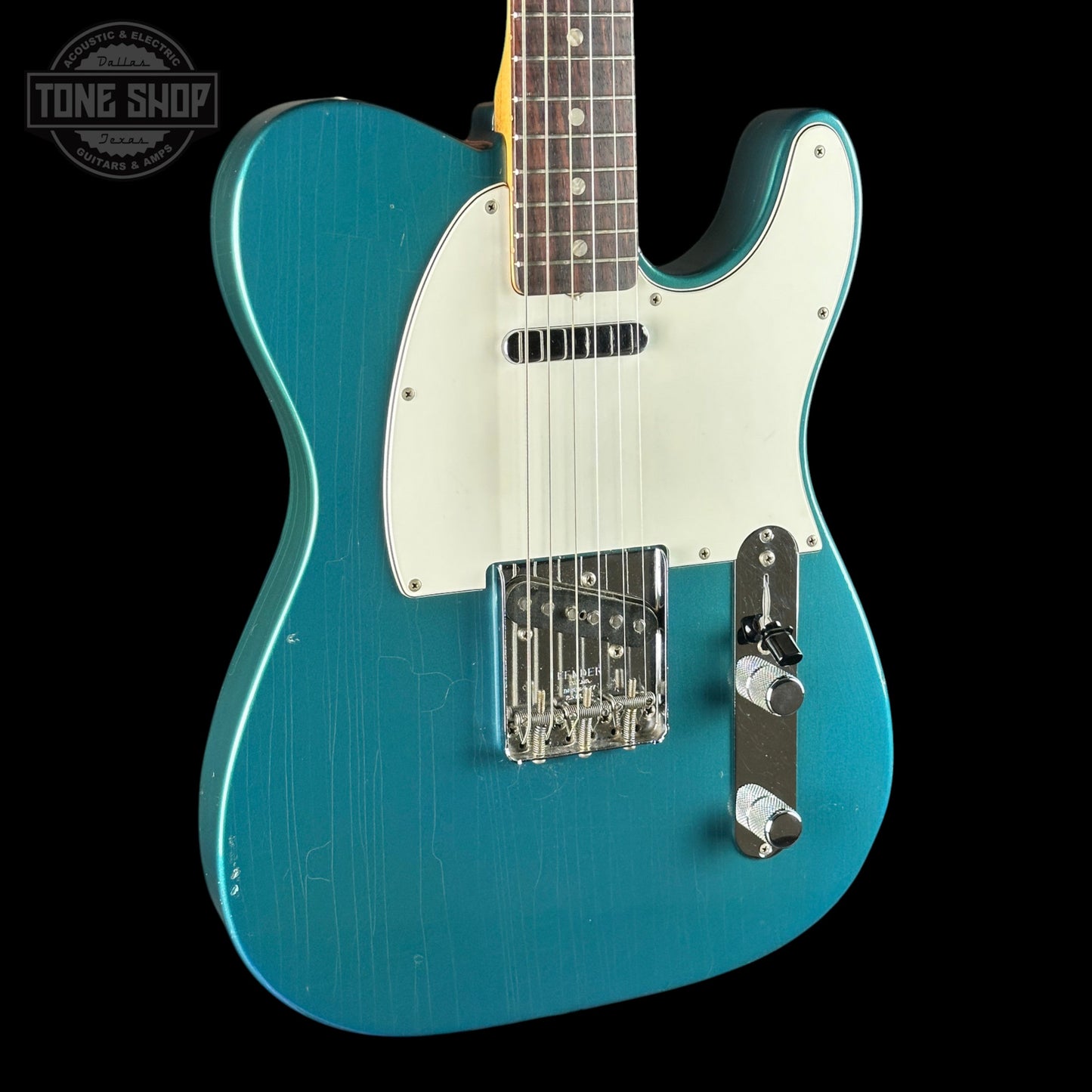 Vintage 1966 Fender Telecaster Factory Refin Lake Placid Blue w/OHSC TSU24885