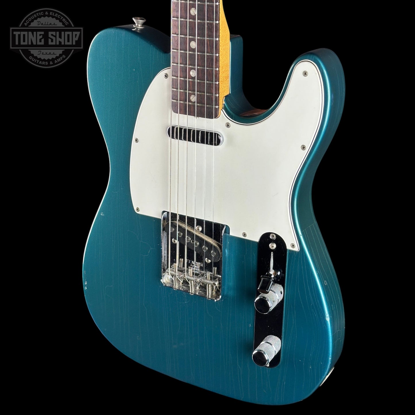 Vintage 1966 Fender Telecaster Factory Refin Lake Placid Blue w/OHSC TSU24885