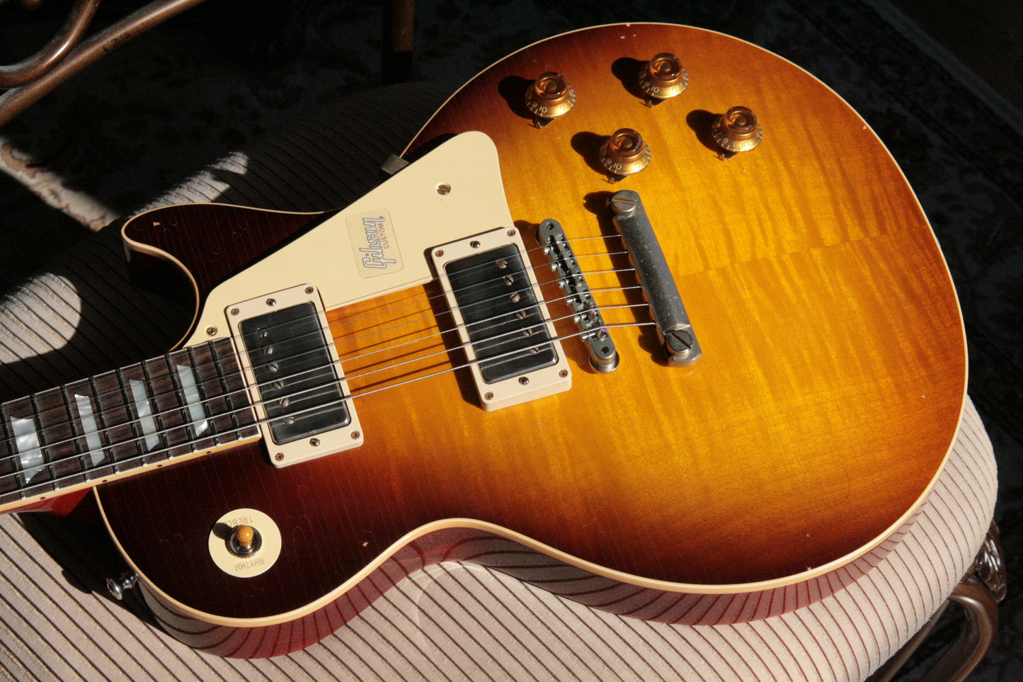2018 Gibson AGED 1958 Les Paul Historic Reissue! R8 58 Dark Bourbon Fade Custom Shop TH Specs
