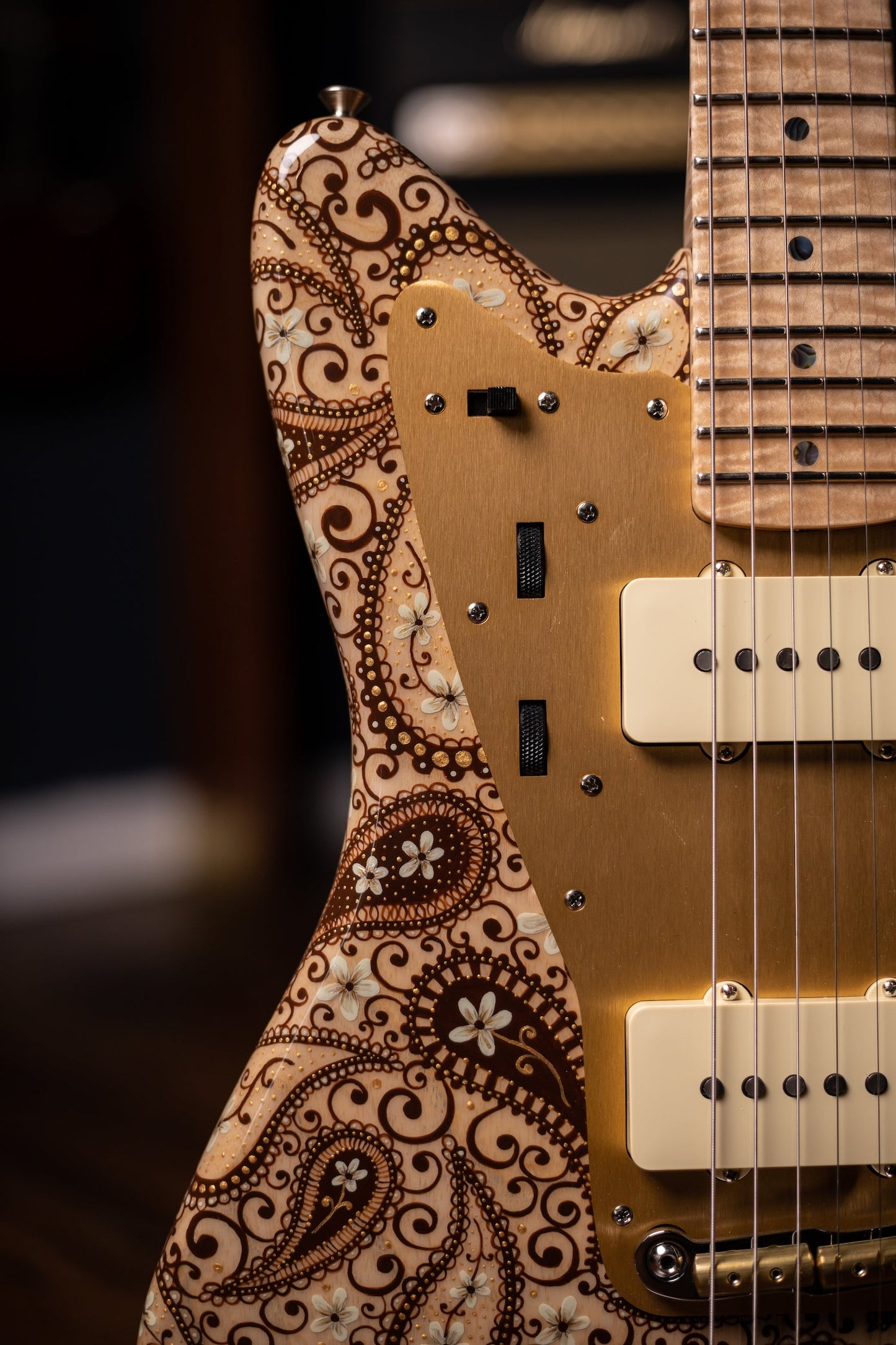 2021 Fender Custom Shop Ron Thorn Masterbuilt Jazzmaster Electric Guitar - Melvina Lace