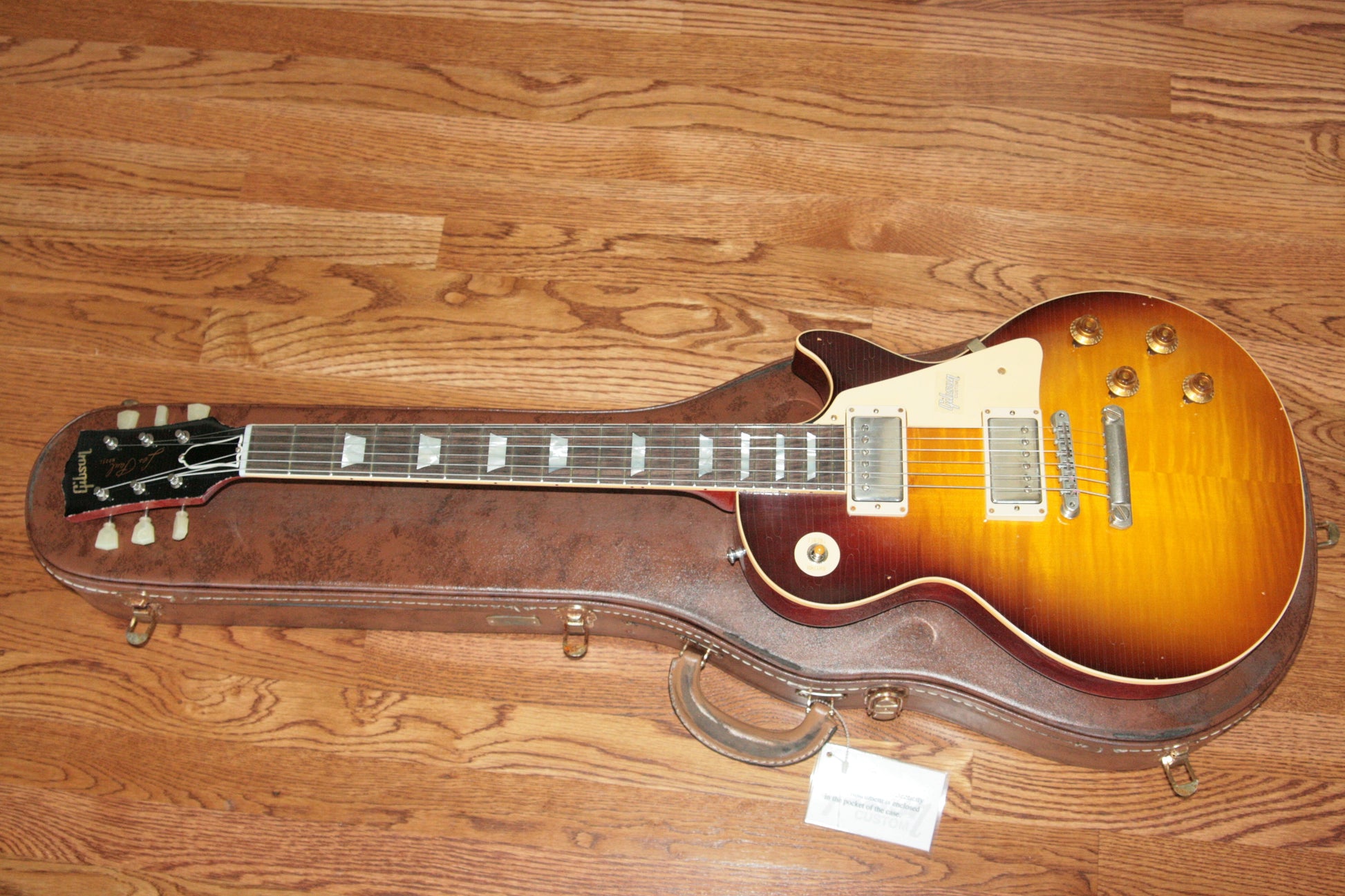2018 Gibson AGED 1958 Les Paul Historic Reissue! R8 58 Dark Bourbon Fade Custom Shop TH Specs