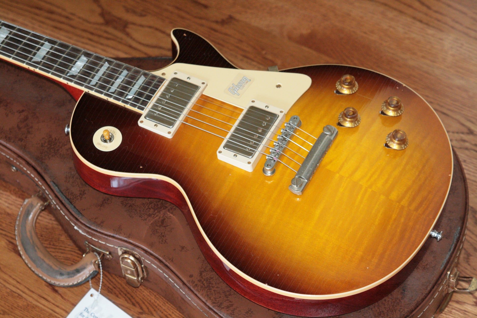 2018 Gibson AGED 1958 Les Paul Historic Reissue! R8 58 Dark Bourbon Fade Custom Shop TH Specs