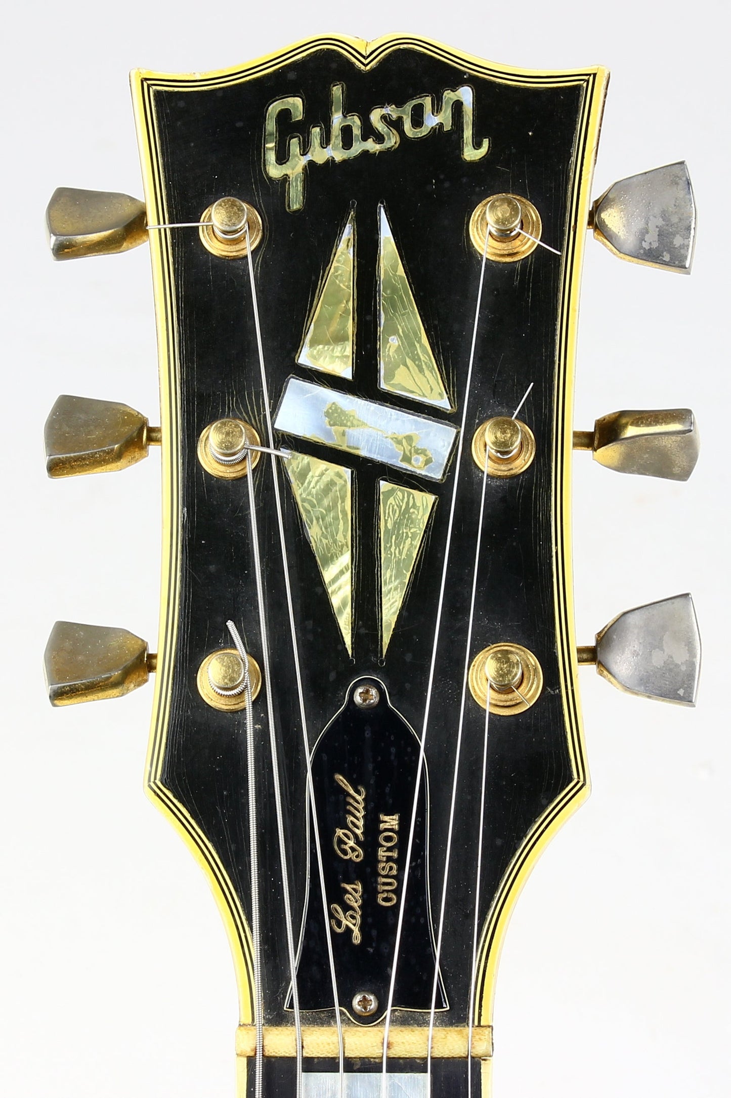1973 Gibson Les Paul Custom BLACK BEAUTY Vintage Electric Guitar Original PAT # Pickups