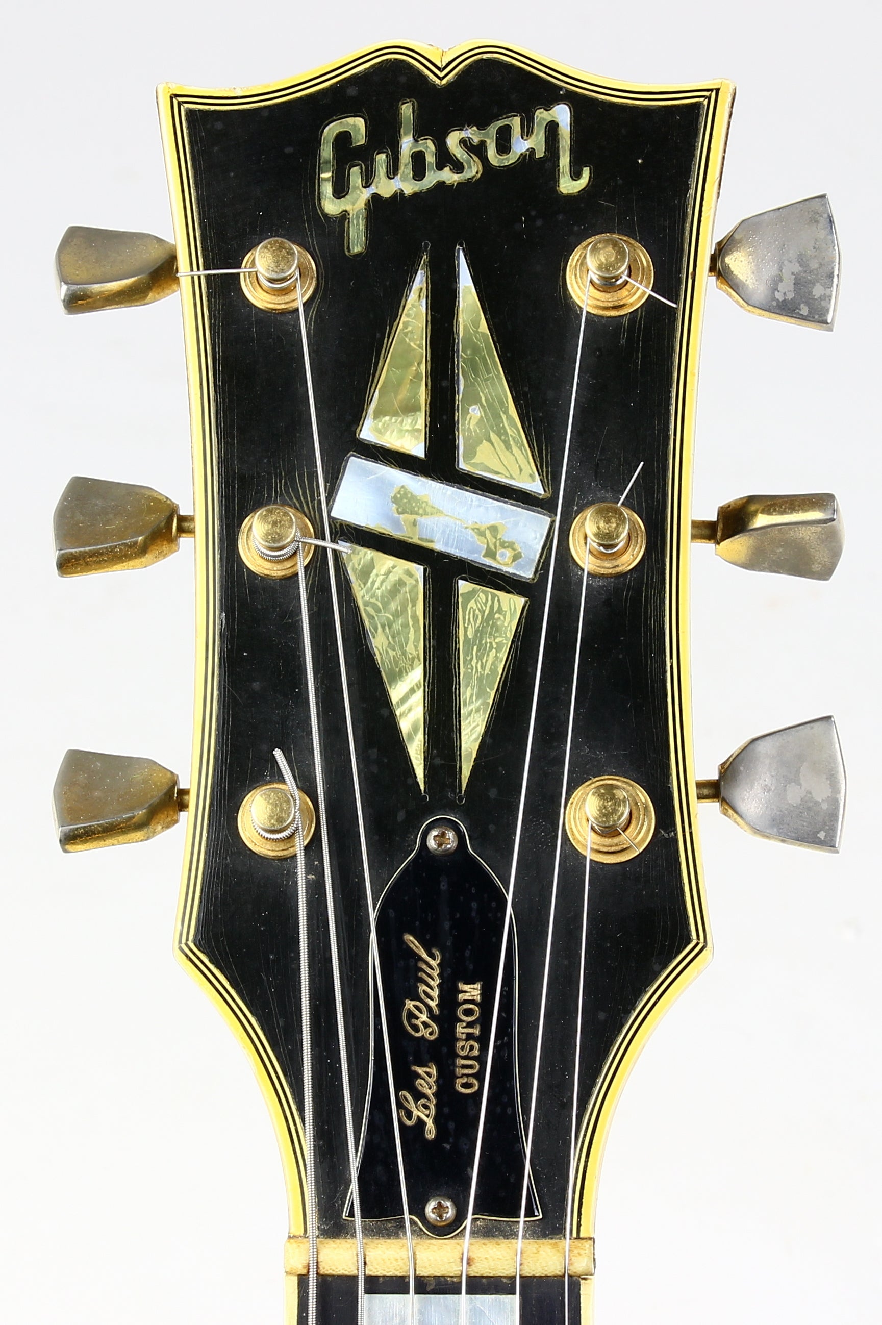 1973 Gibson Les Paul Custom BLACK BEAUTY Vintage Electric Guitar Original PAT # Pickups
