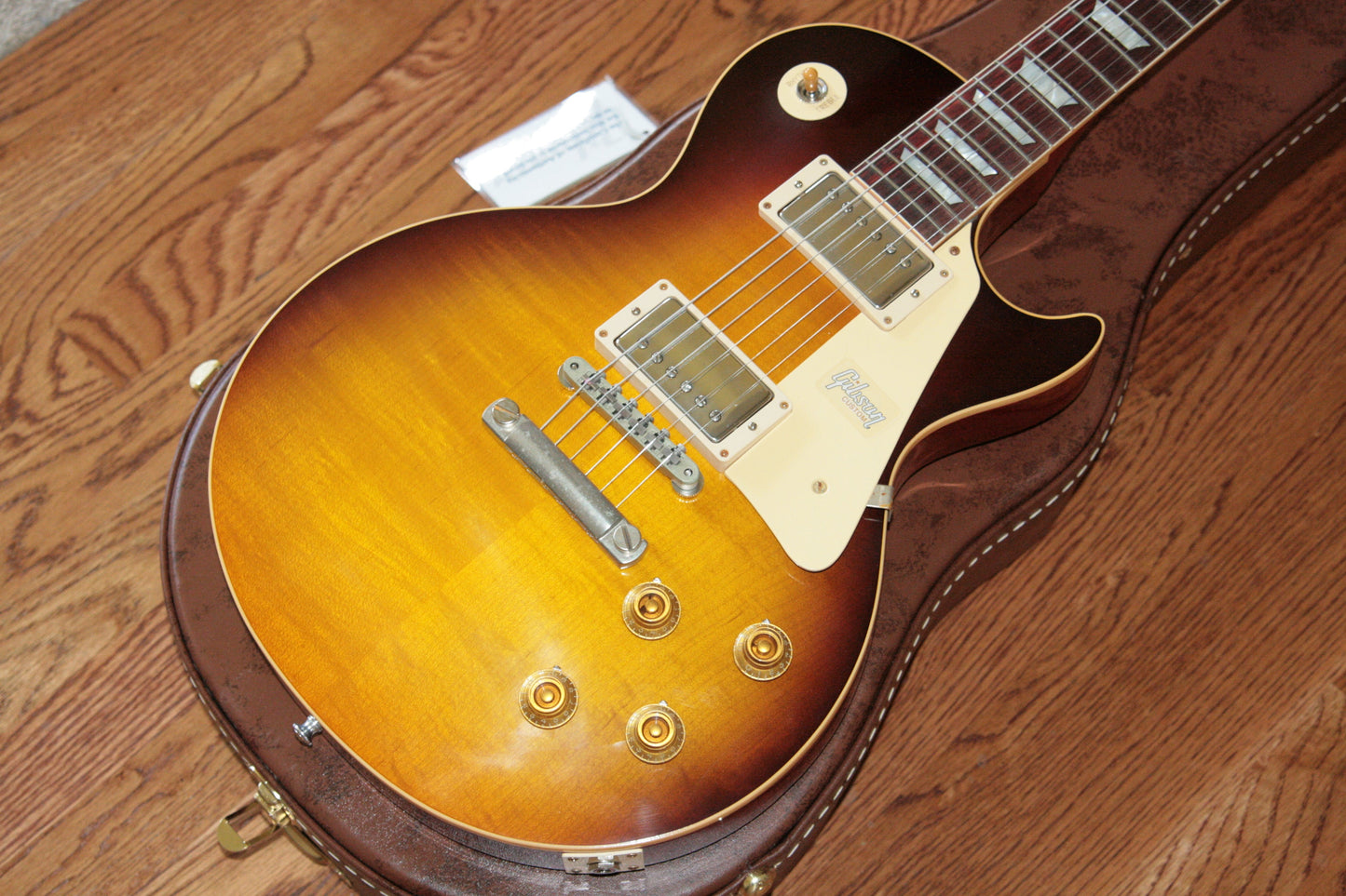 7.7 lbs! 2018 Gibson 1958 Les Paul Historic Reissue! R8 58 Dark Bourbon Fade Custom Shop TH Specs