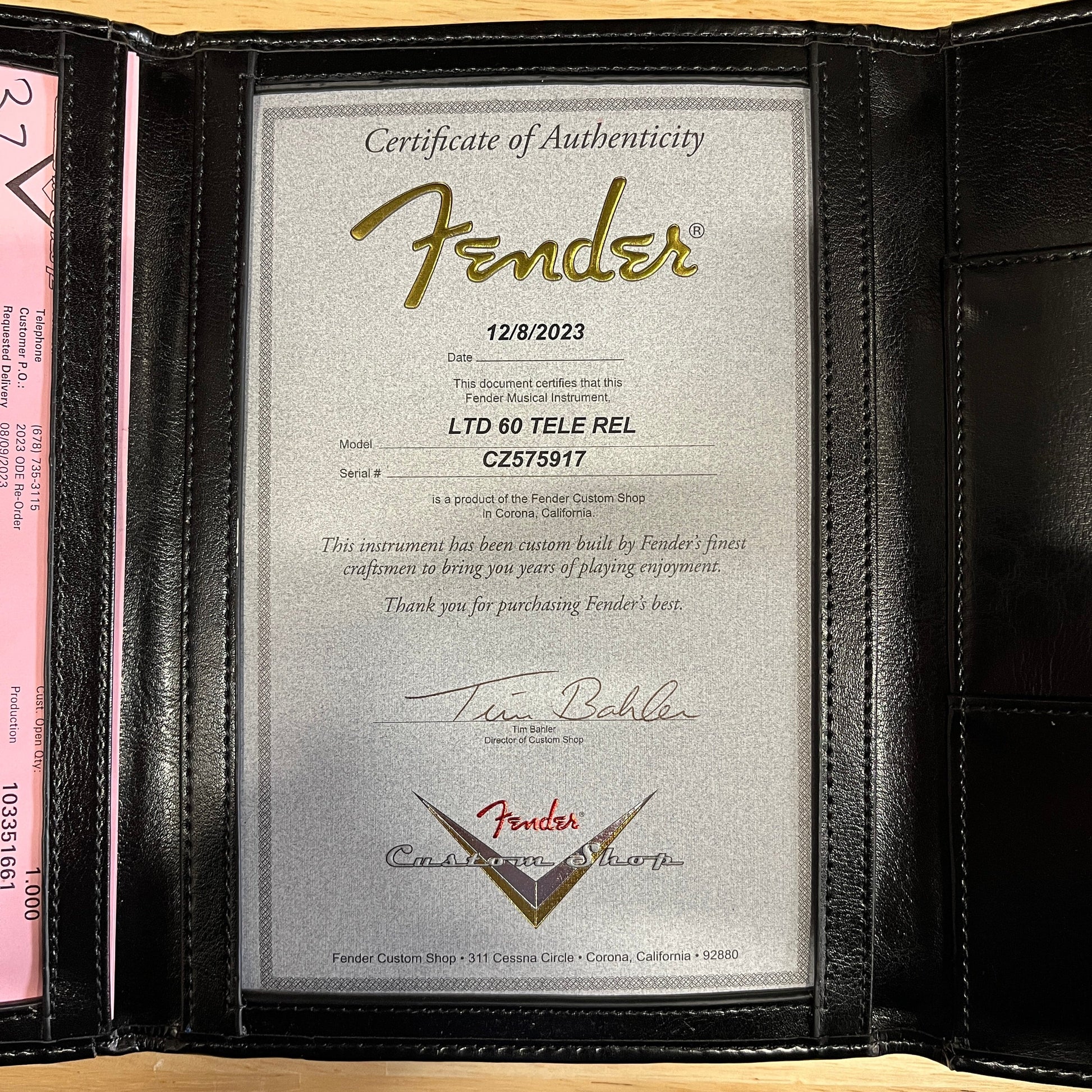 Fender Custom Shop Limited 1960 Telecaster Relic - Aged Lake Placid Blue