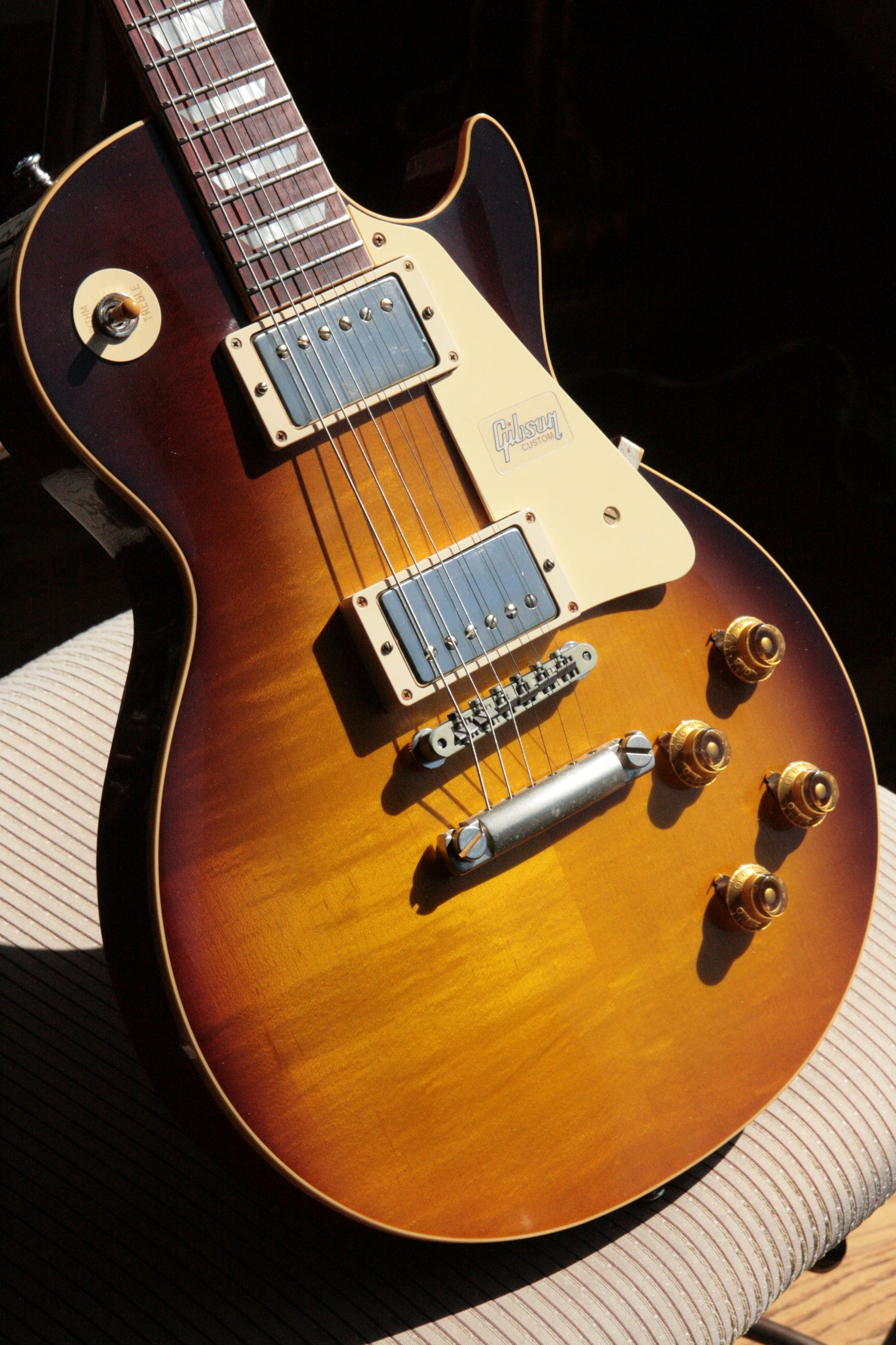7.7 lbs! 2018 Gibson 1958 Les Paul Historic Reissue! R8 58 Dark Bourbon Fade Custom Shop TH Specs