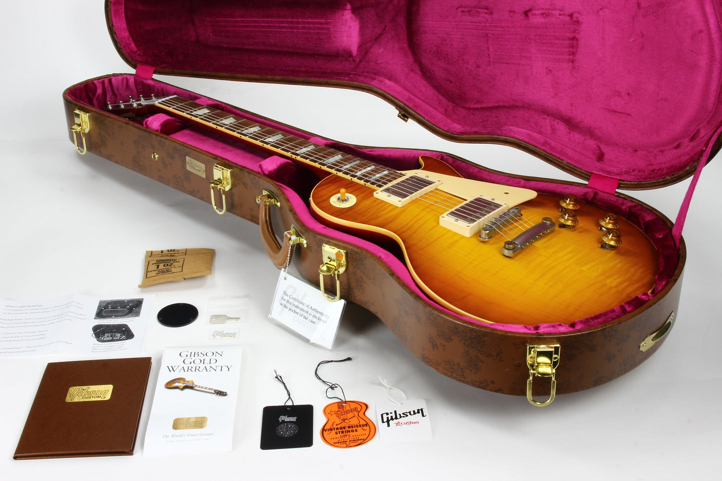 2017 Gibson Custom Shop 1958 Les Paul Historic '58 Reissue BURSTDRIVER Flametop R8 VOS