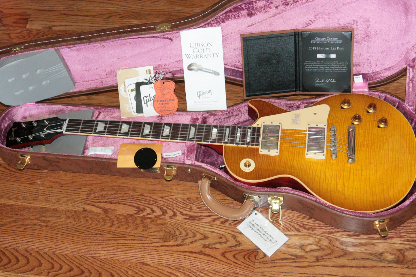 2018 Gibson 1959 Les Paul Historic Reissue! R9 59 HONEY LEMON FADE Custom Shop TH Spec