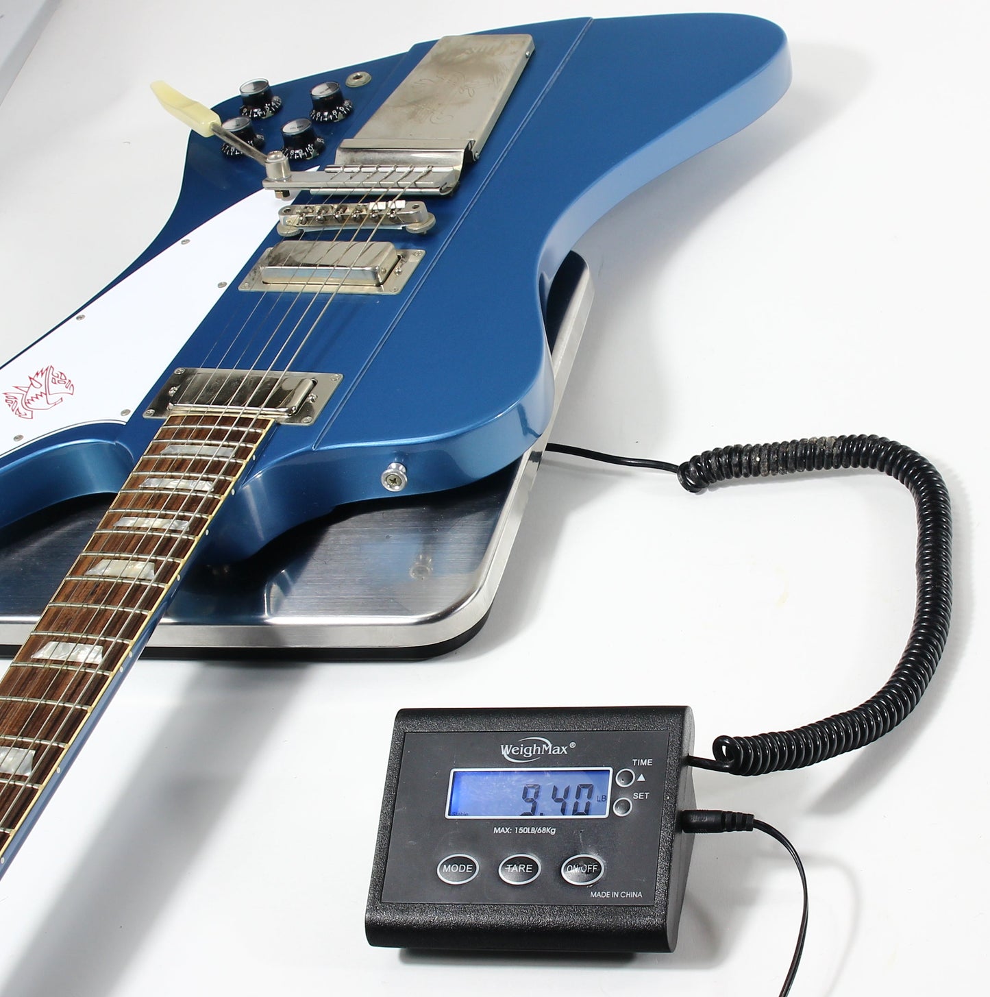 1999 Gibson Custom Shop Historic 65 Reissue Reverse Firebird V Pelham Blue