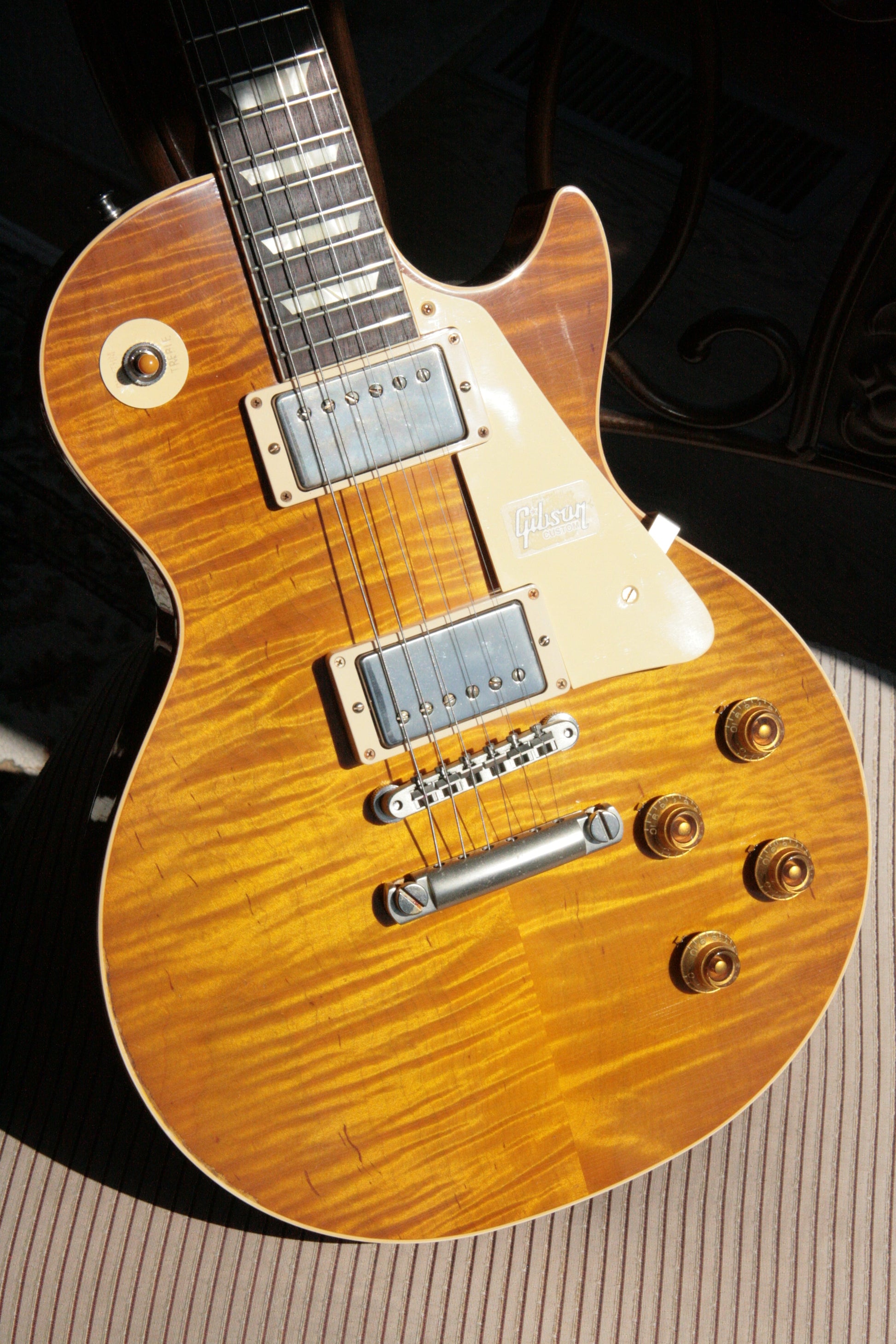 2018 Gibson 1959 AGED Lemon Burst Les Paul Historic Reissue! R9 59 Custom Shop KILLER TOP!