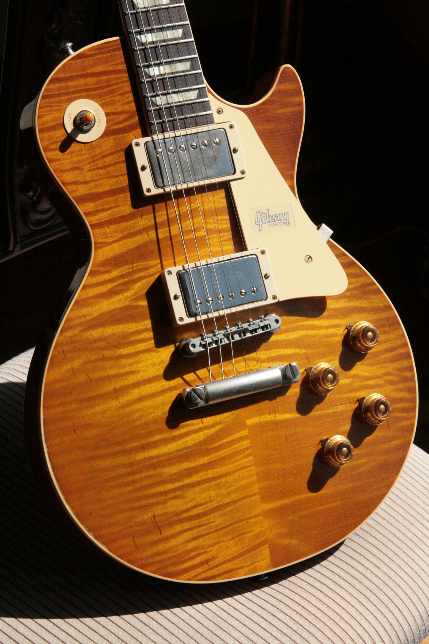 2018 Gibson 1959 AGED Lemon Burst Les Paul Historic Reissue! R9 59 Custom Shop KILLER TOP!