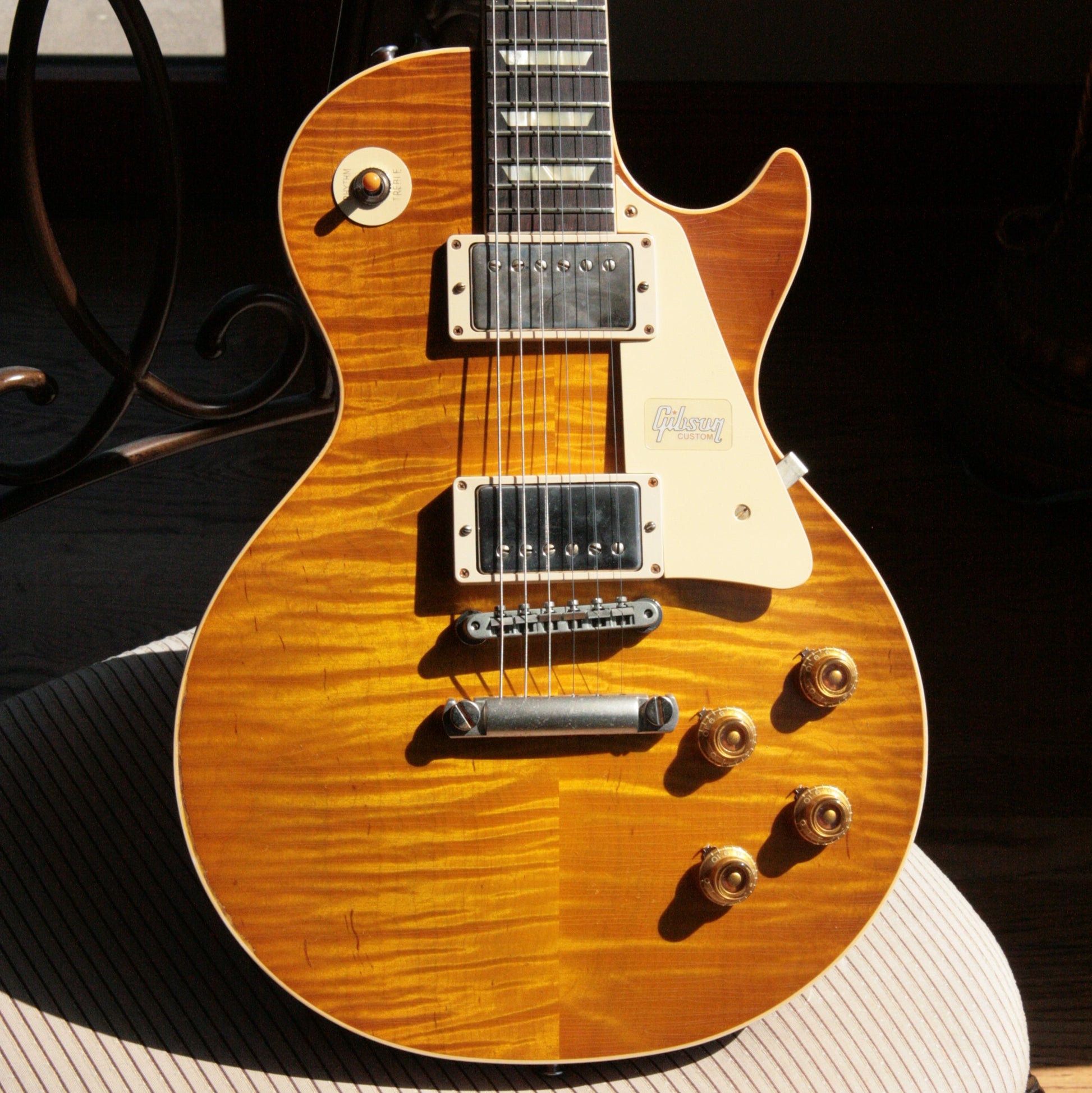 2018 Gibson 1959 AGED Lemon Burst Les Paul Historic Reissue! R9 59 Custom Shop KILLER TOP!