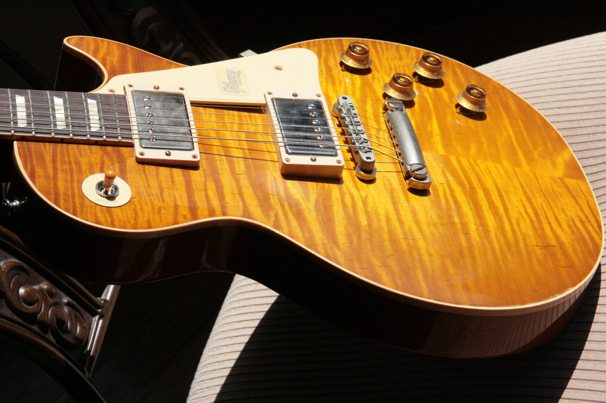 2018 Gibson 1959 AGED Lemon Burst Les Paul Historic Reissue! R9 59 Custom Shop KILLER TOP!