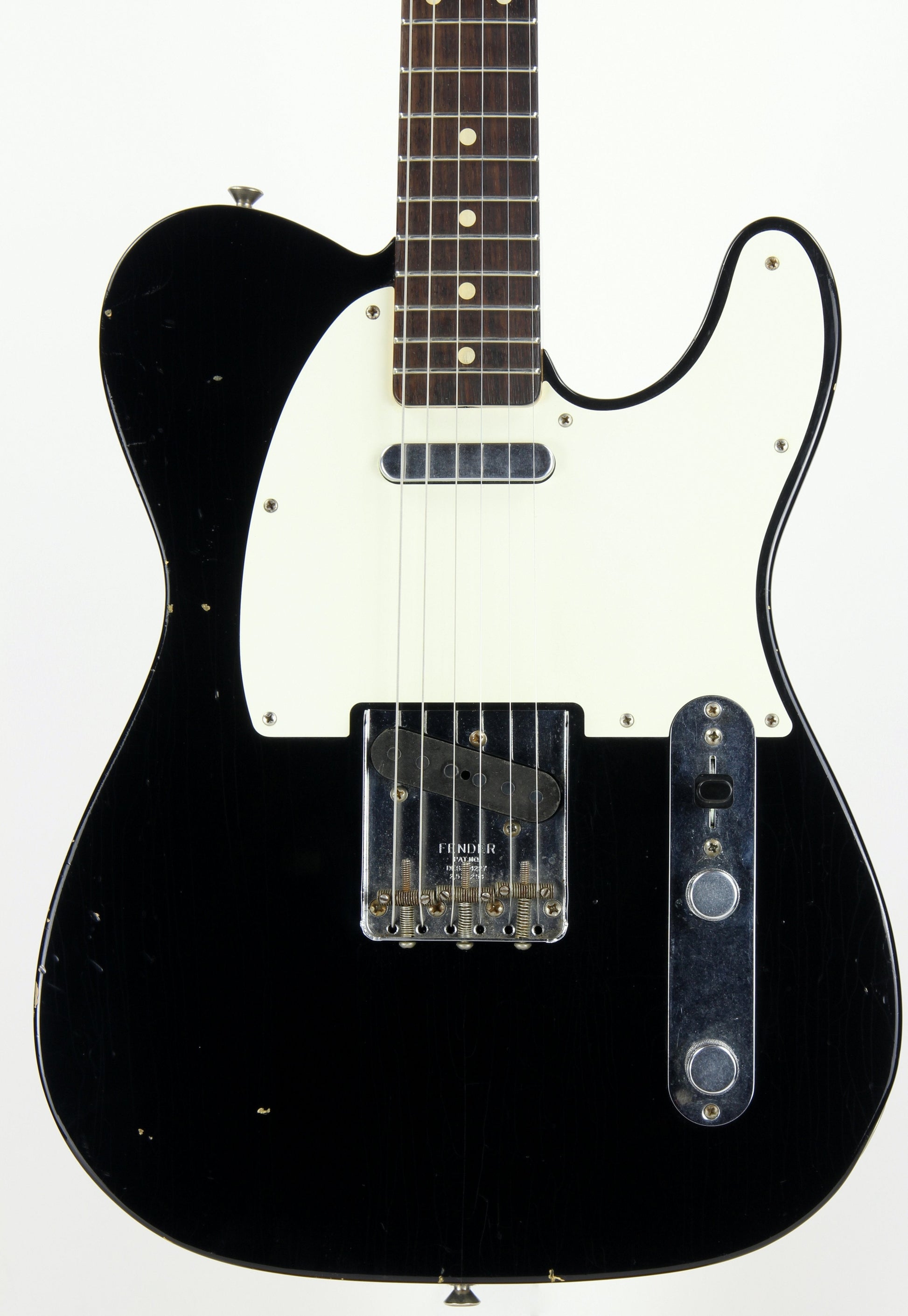 2014 Fender Custom Shop NAMM 1959 Telecaster Journeyman Relic Black - Flame Neck, ULTRA LIGHT '59 Tele!