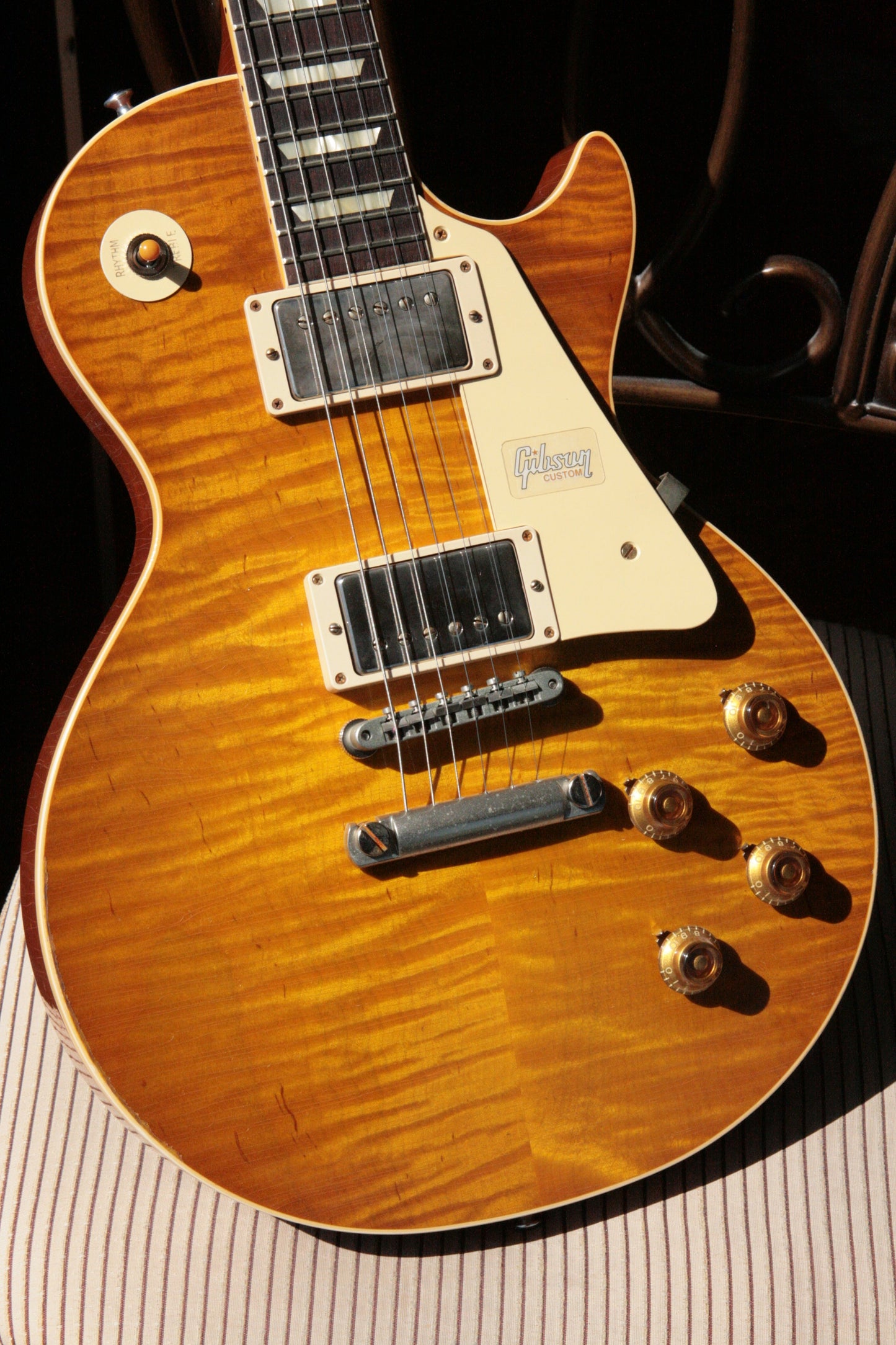 2018 Gibson 1959 AGED Lemon Burst Les Paul Historic Reissue! R9 59 Custom Shop KILLER TOP!