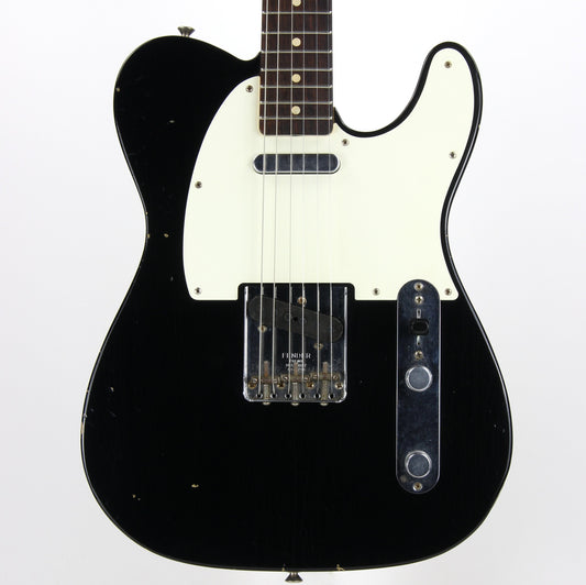 2014 Fender Custom Shop NAMM 1959 Telecaster Journeyman Relic Black - Flame Neck, ULTRA LIGHT '59 Tele!
