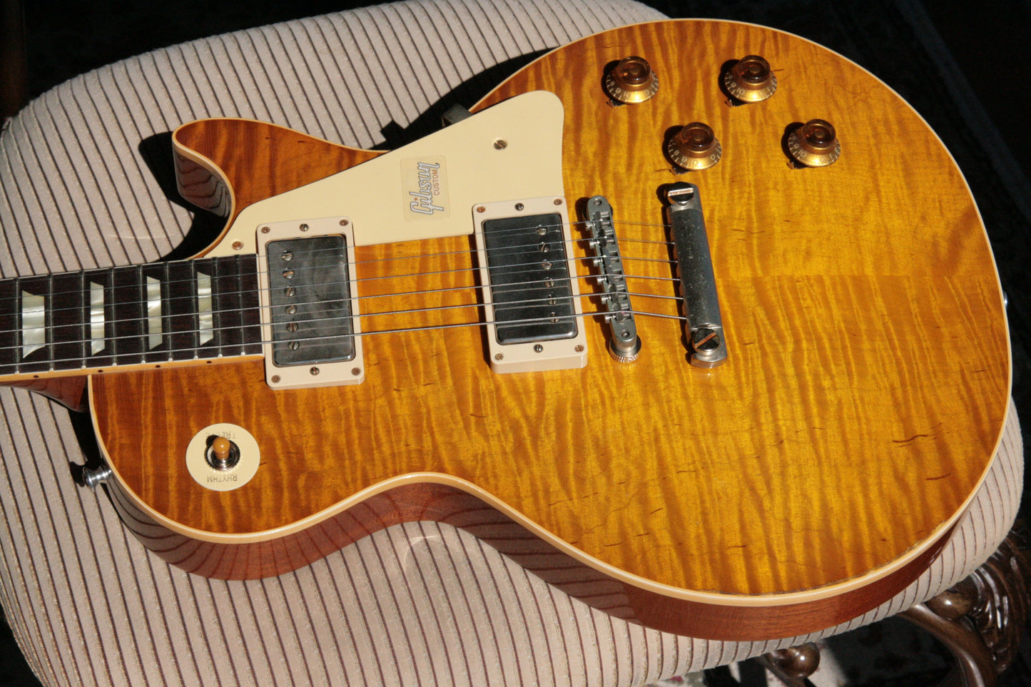 2018 Gibson 1959 AGED Lemon Burst Les Paul Historic Reissue! R9 59 Custom Shop KILLER TOP!