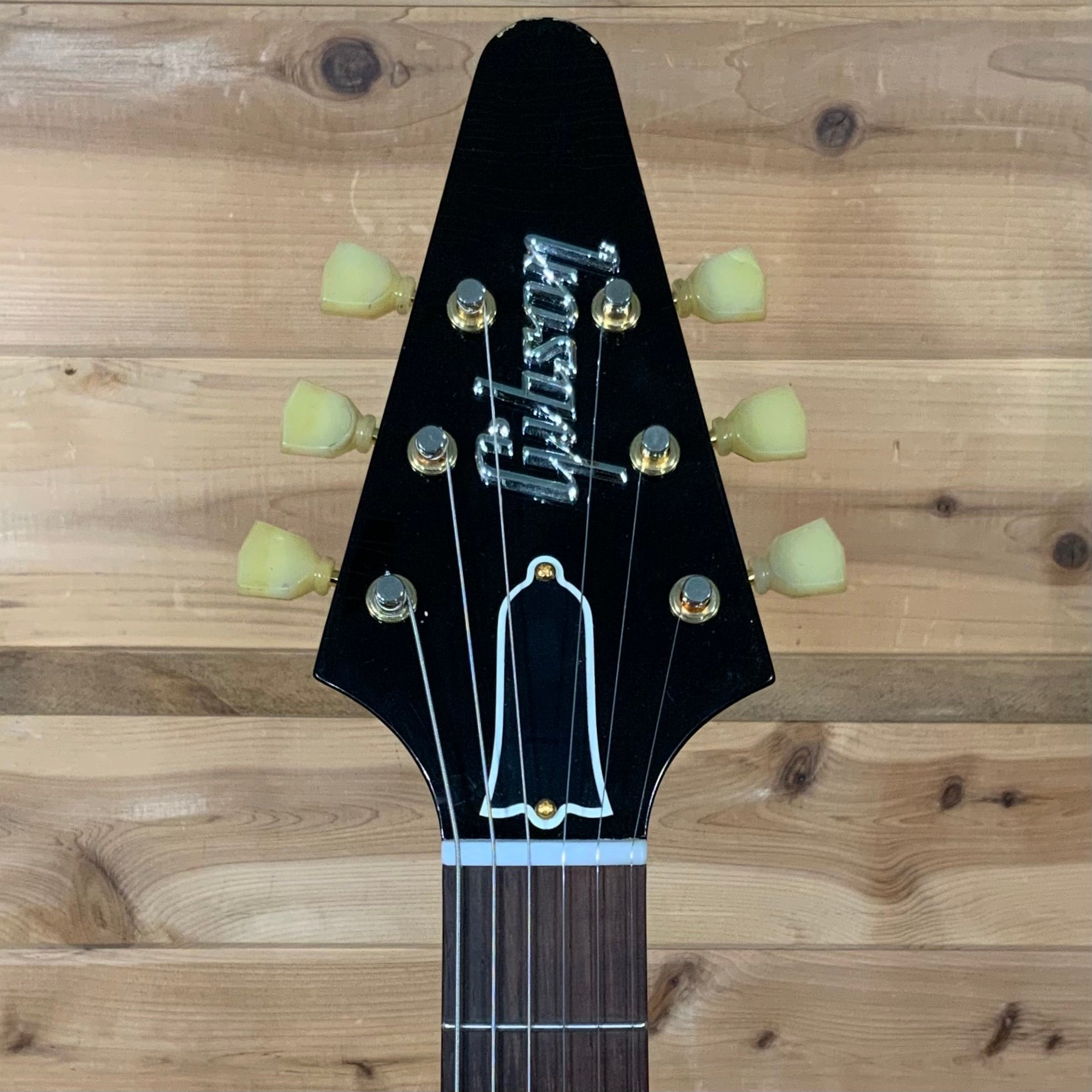 Gibson Custom 1958 Flying V Brazilian Rosewood Murphy Lab Light Aged Electric Guitars - Natural