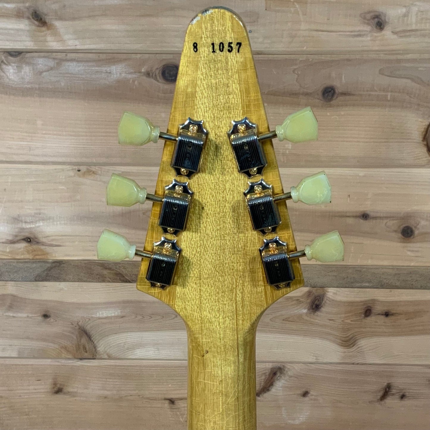 Gibson Custom 1958 Flying V Brazilian Rosewood Murphy Lab Light Aged Electric Guitars - Natural