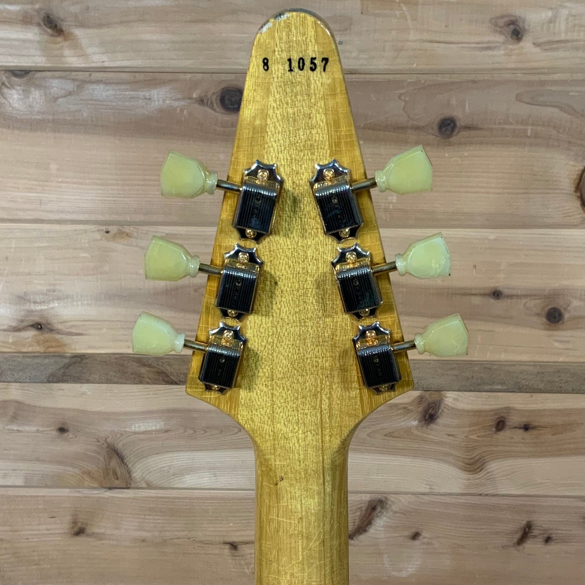 Gibson Custom 1958 Flying V Brazilian Rosewood Murphy Lab Light Aged Electric Guitars - Natural