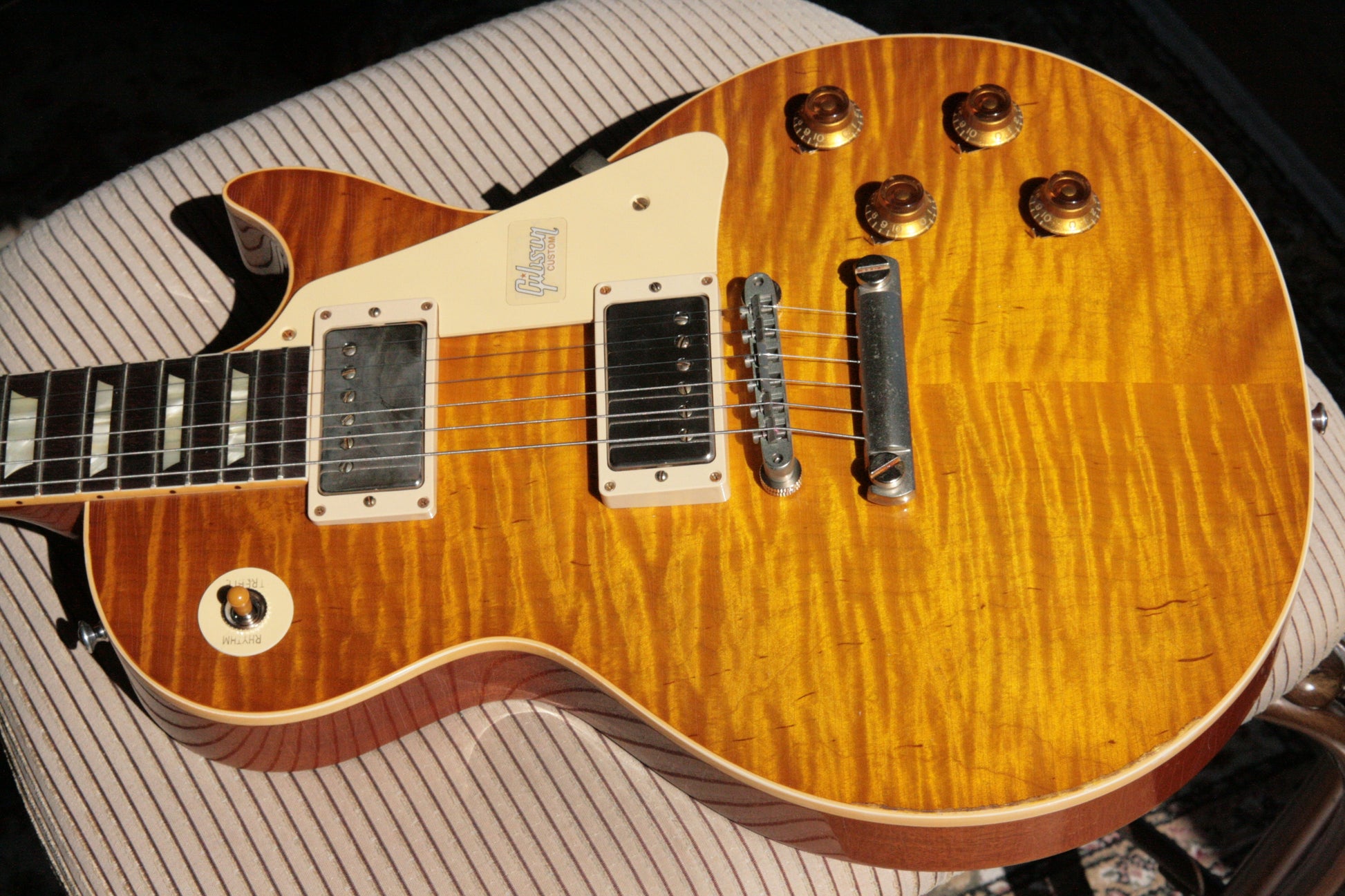 2018 Gibson 1959 AGED Lemon Burst Les Paul Historic Reissue! R9 59 Custom Shop KILLER TOP!